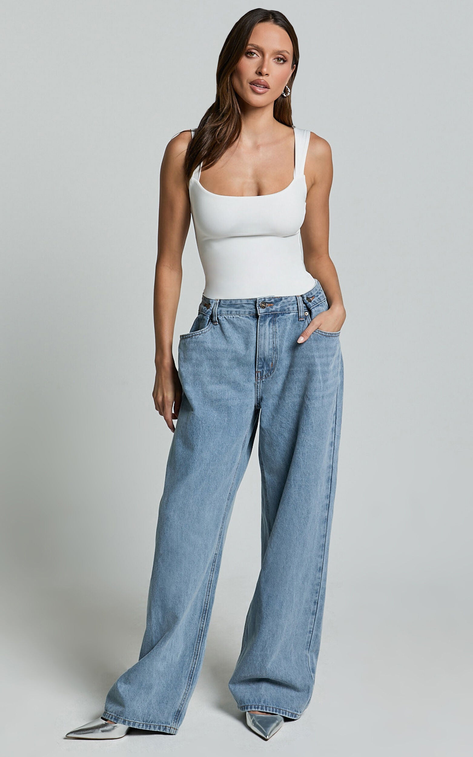 Lioness - Shes All That Jeans in Washed Blue