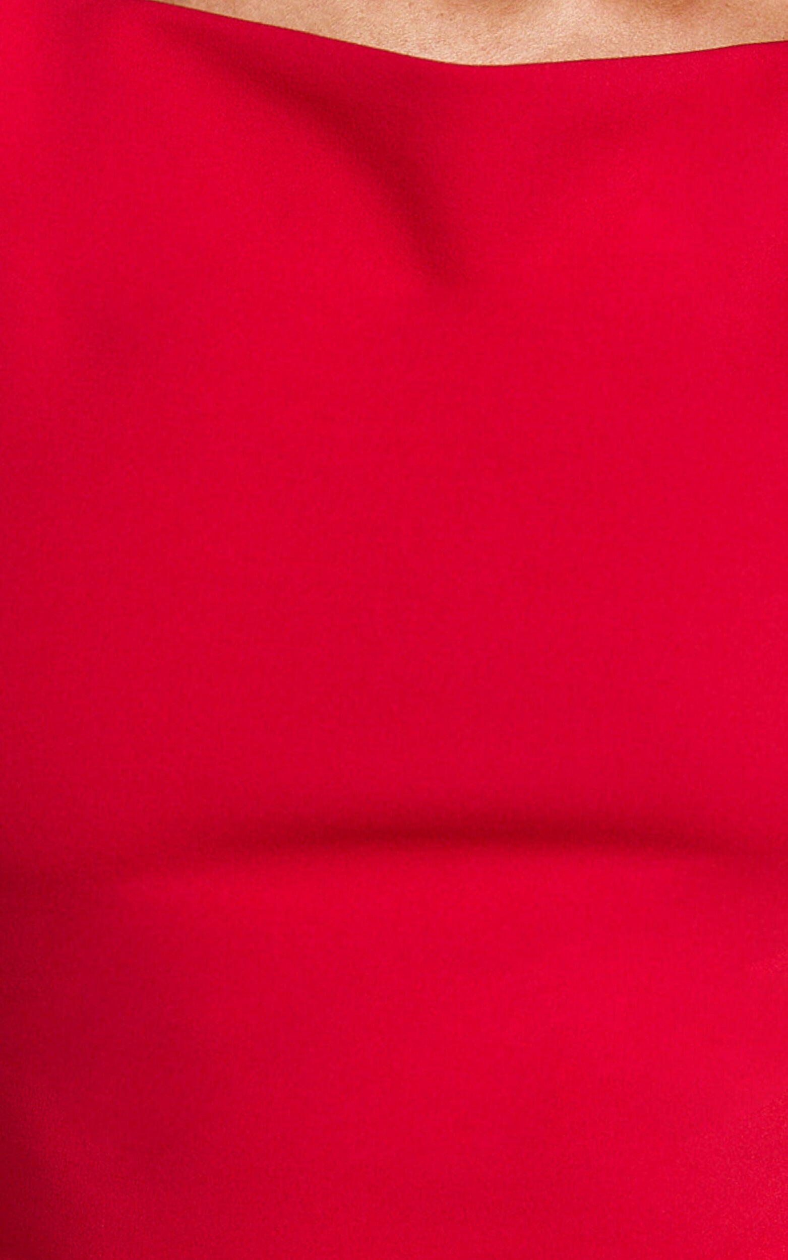 Ralphie Midi Dress - Backless Slip Dress in Red