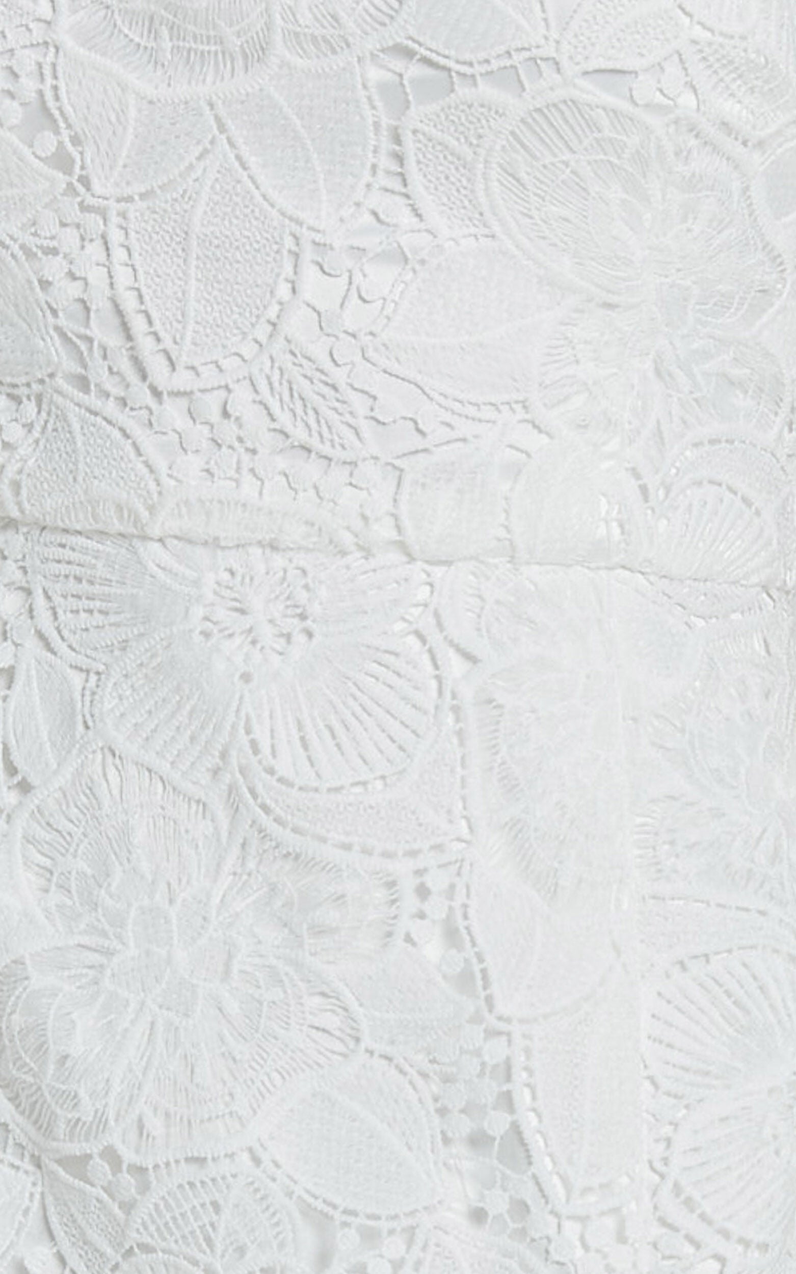 Jenny Mini Dress - One Shoulder Side Cut Out Lace Dress in White