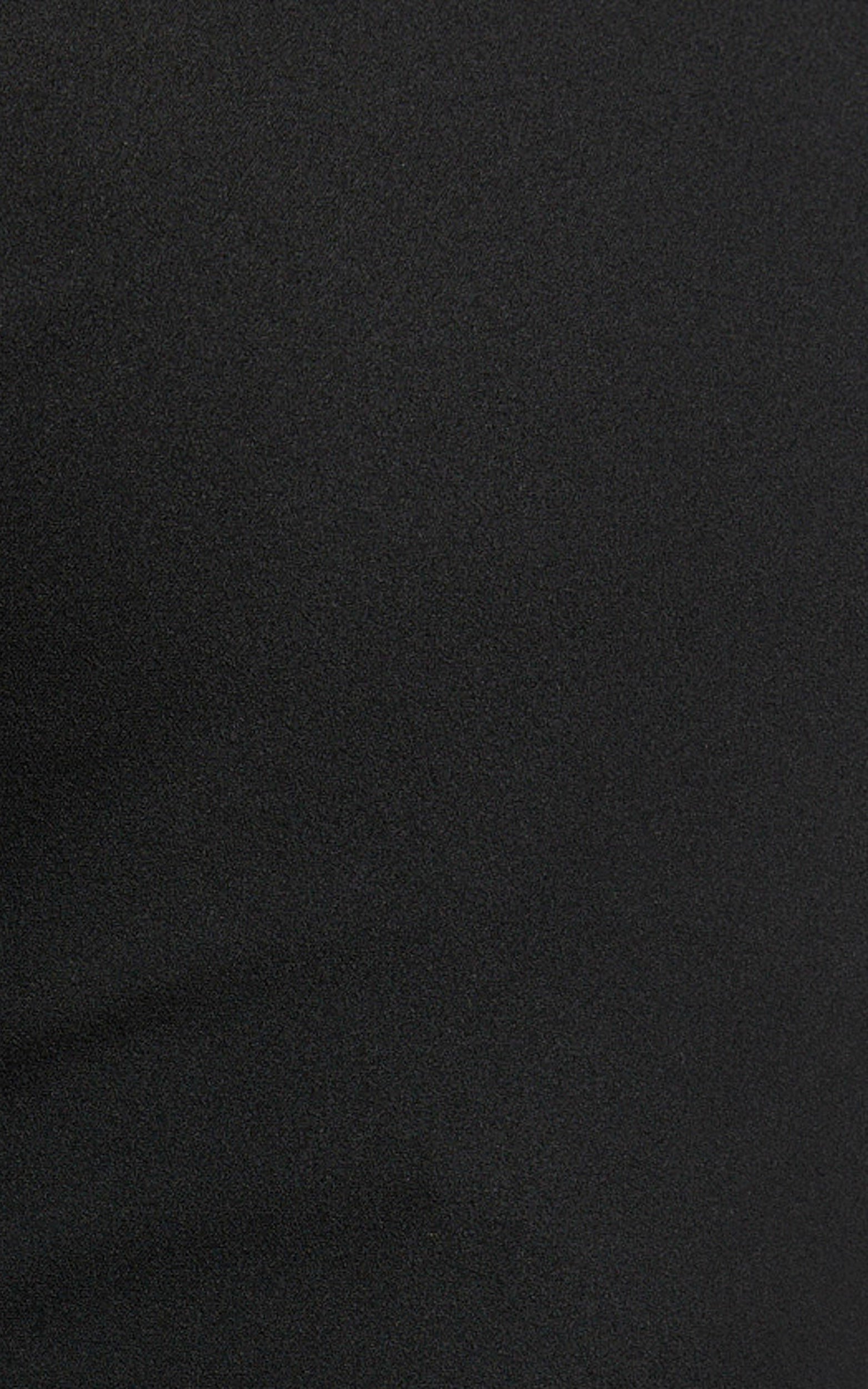 Monette Midi Dress - One Shoulder Straight Dress in Black