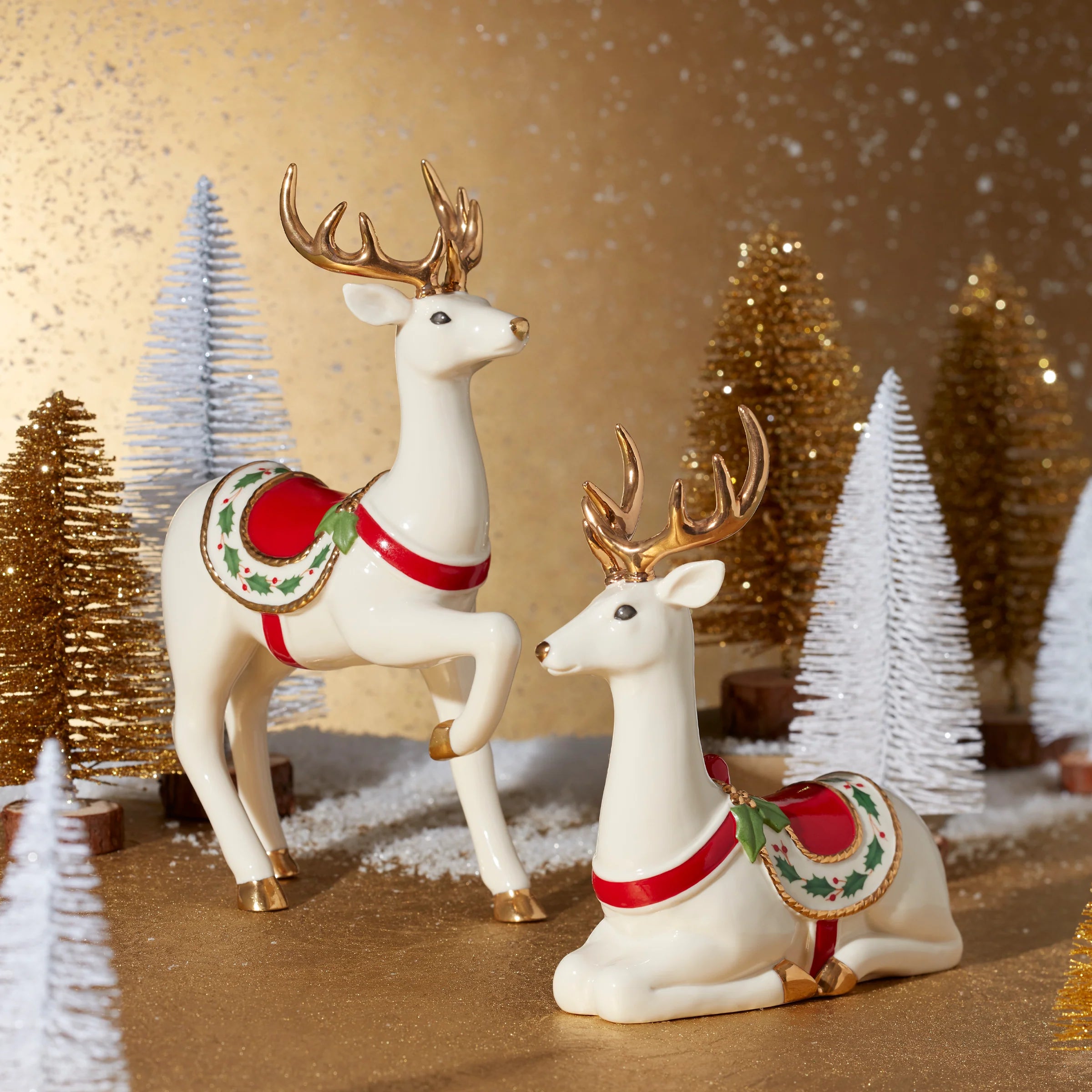 Laying Reindeer Figurine
