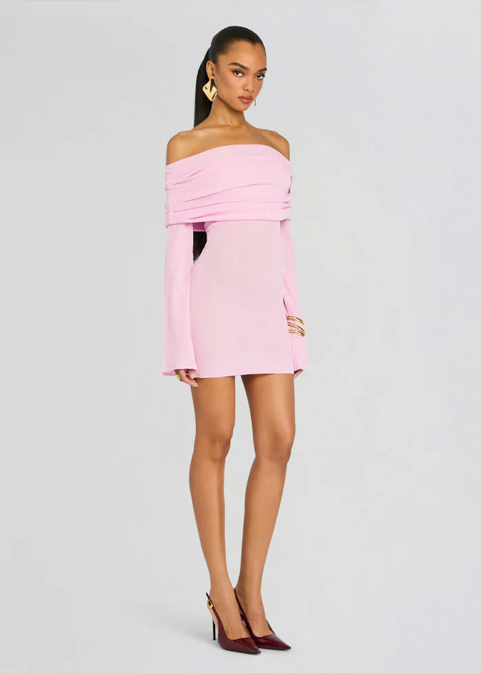 Galli Rib Knit Mini Dress