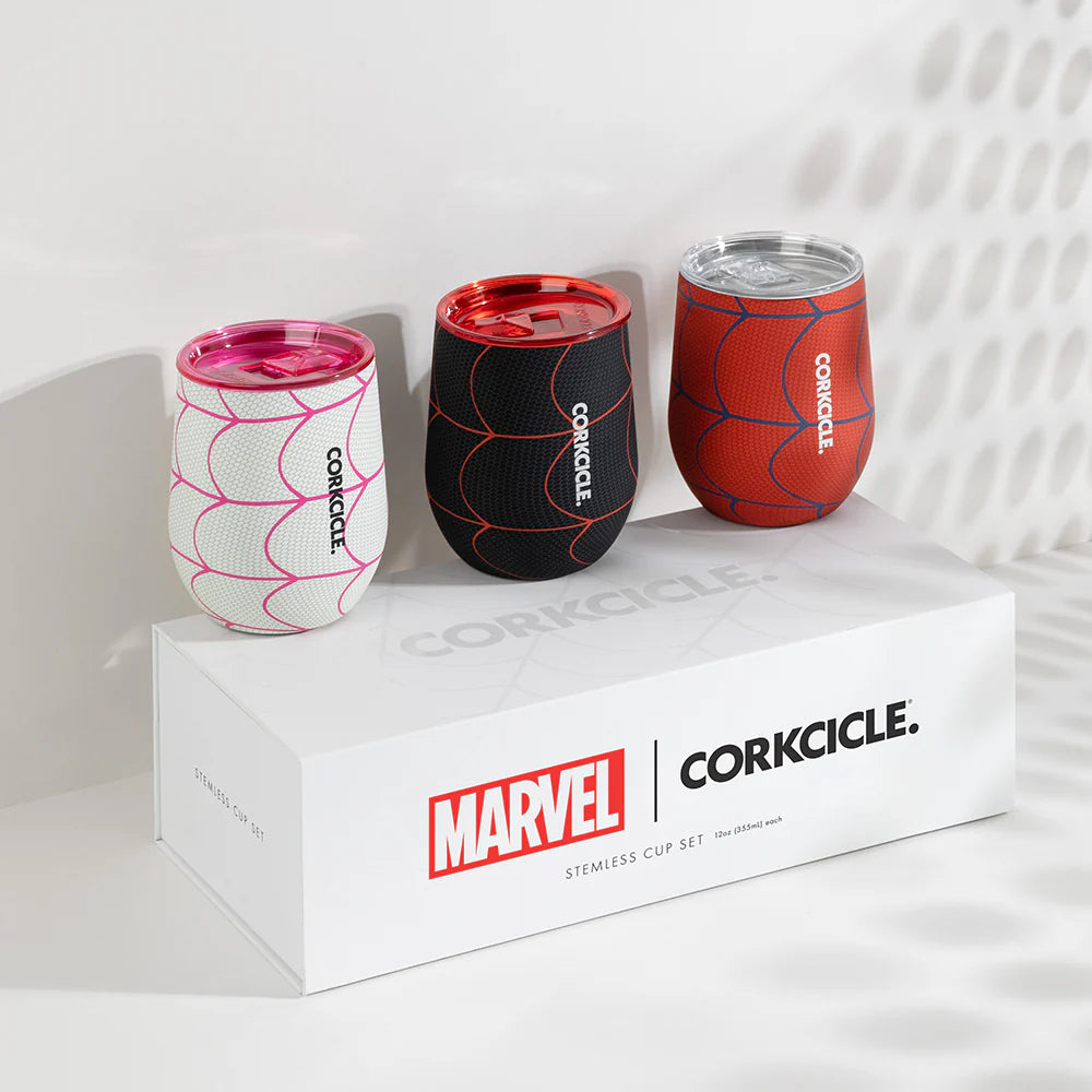 Spider-Man Stemless Set (3)