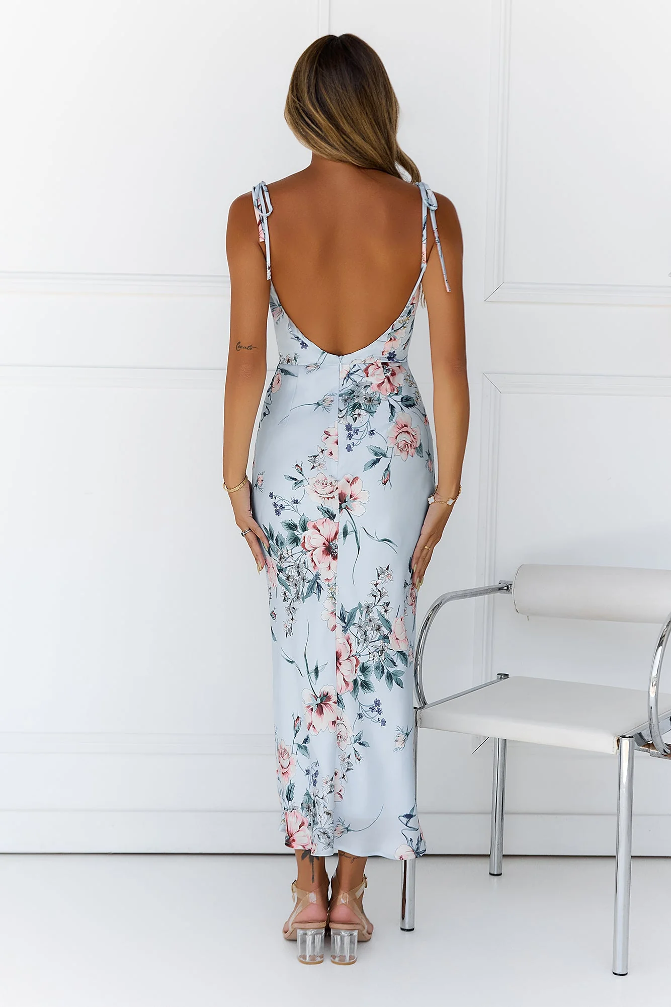 Sophisticated Flora Maxi Dress Print