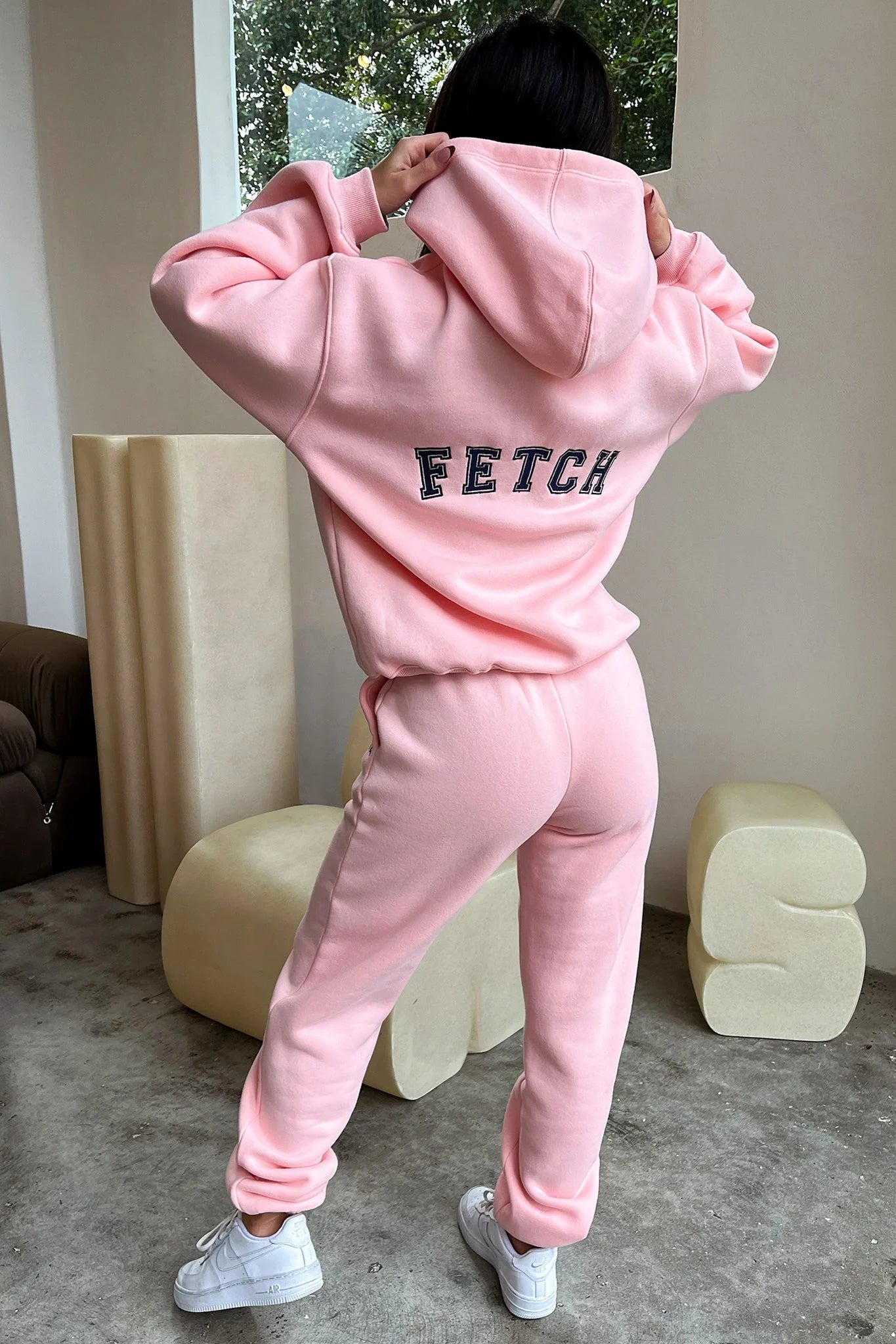 Fetch University Hoodie - Pink