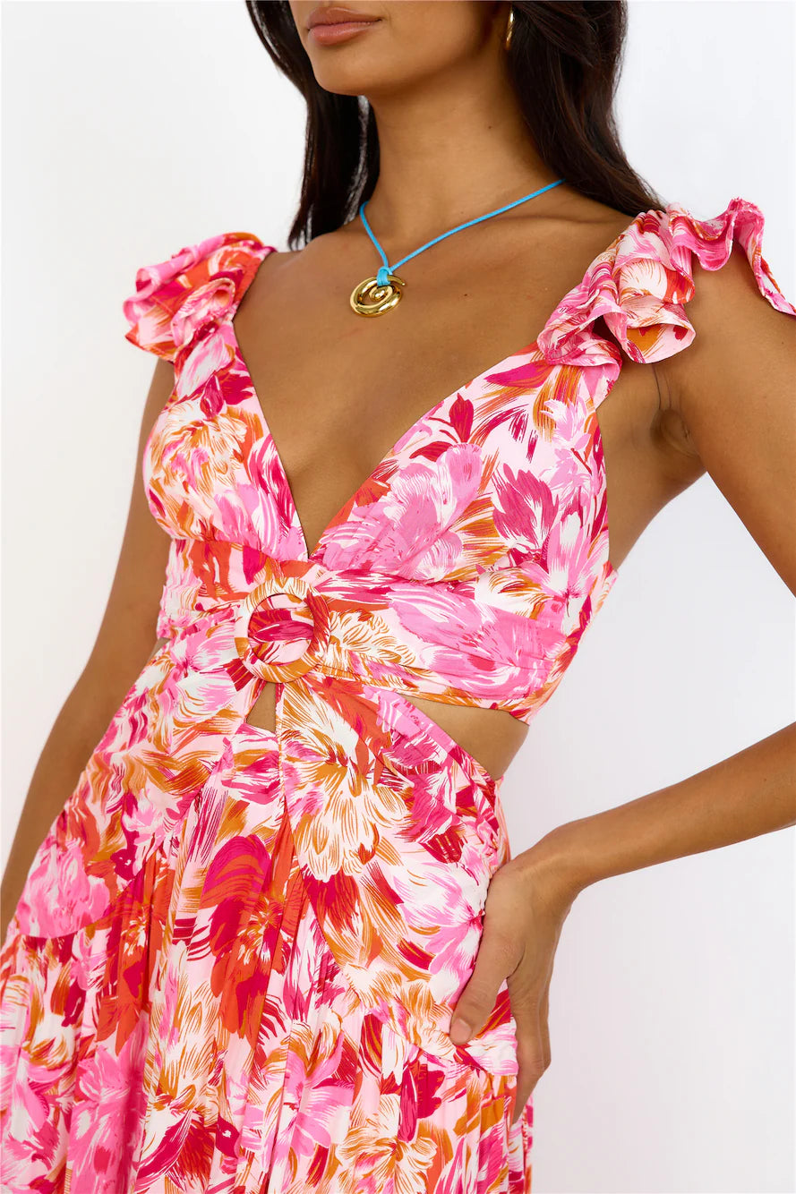 Life Of The Party Maxi Dress Pink