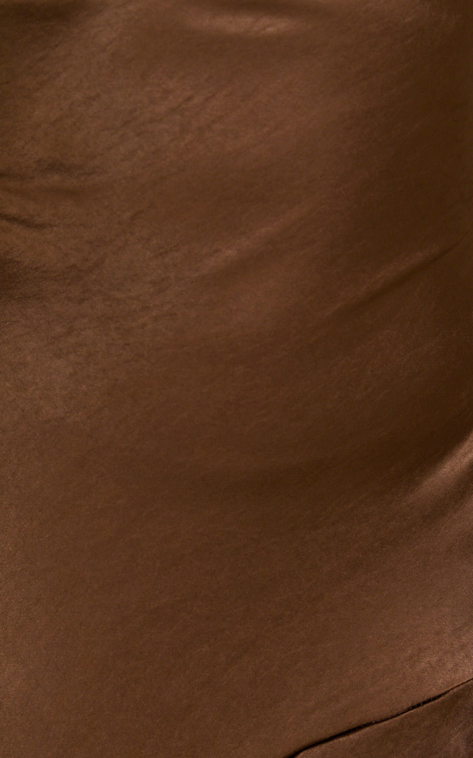 Emma Maxi Dress - Cowl Neck Front Split Dress in Chocolate