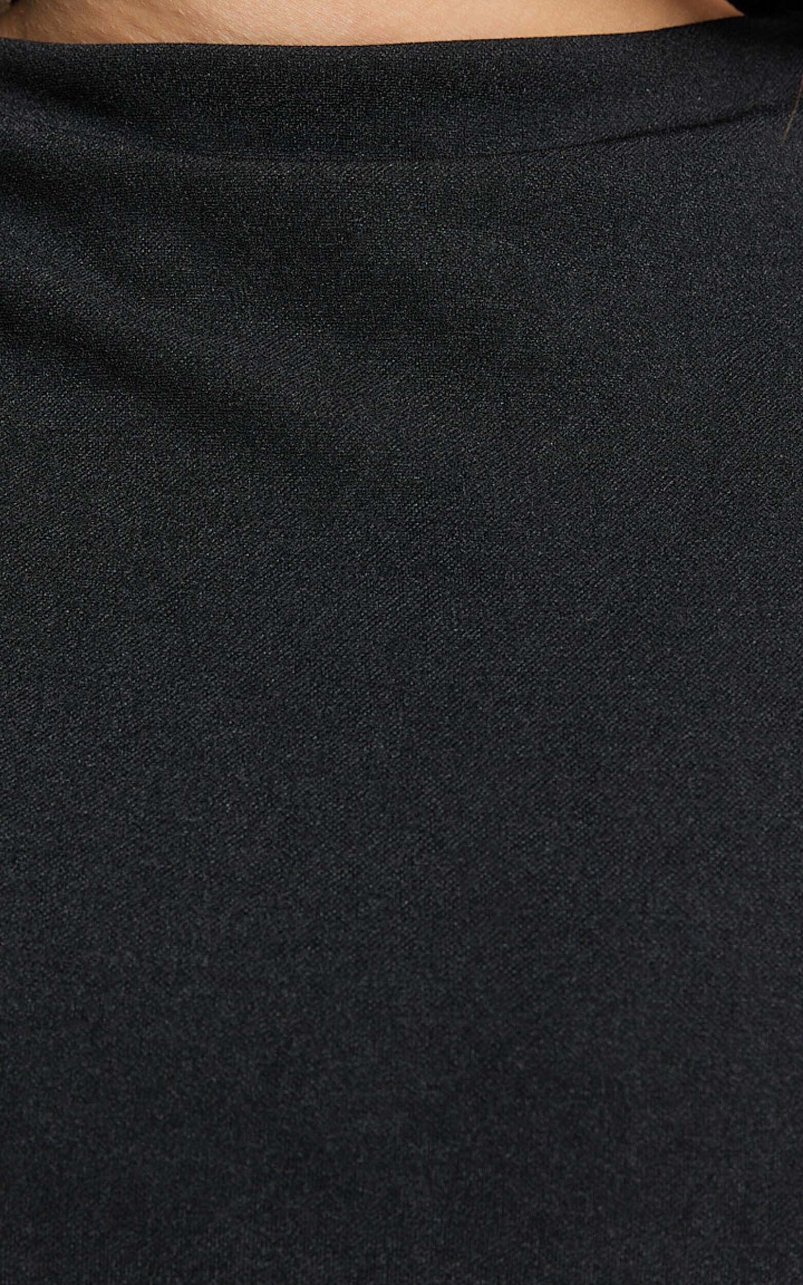 Gabbie Mini Dress - High Neck Cap Sleeve Dress in Black