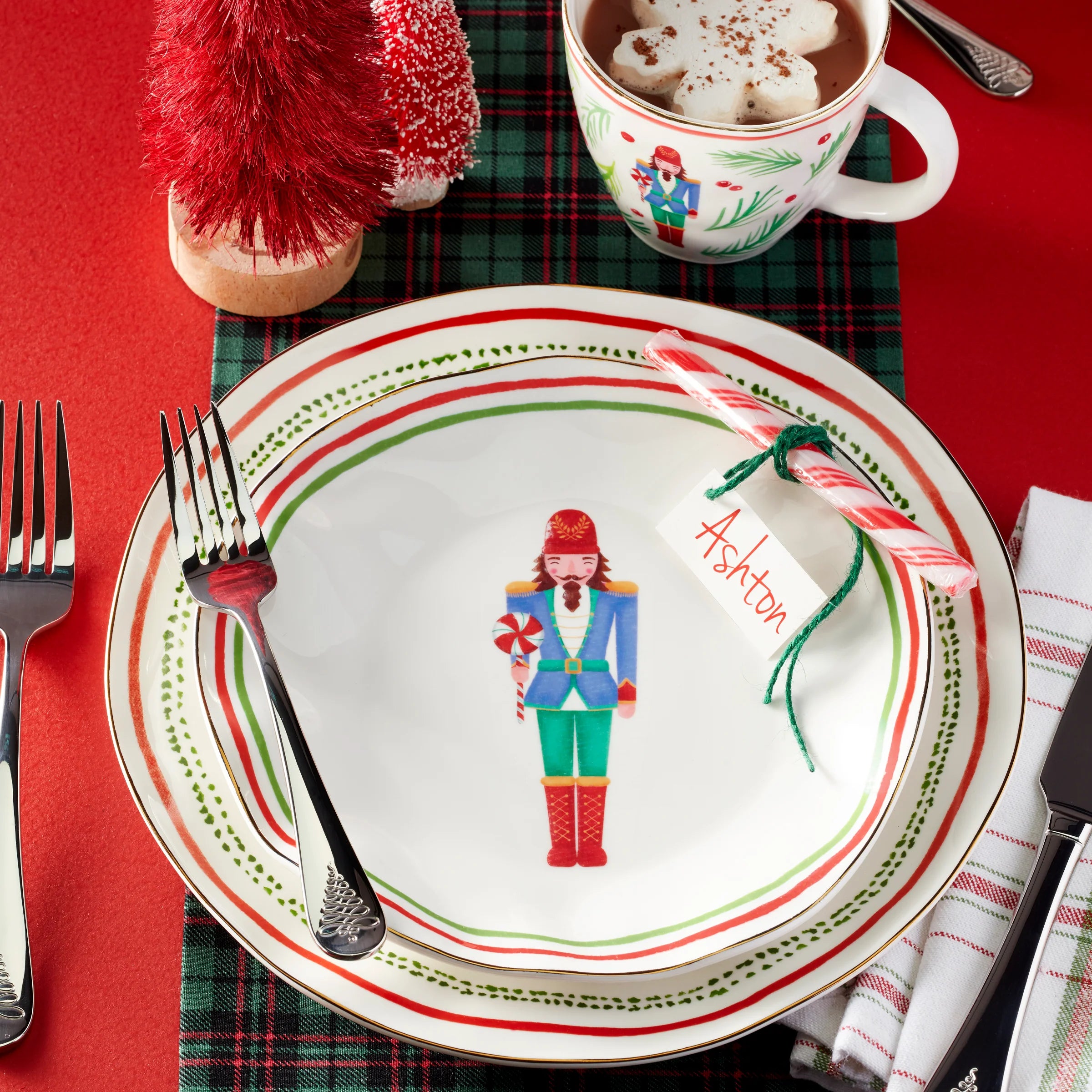 Nutcracker Dinnerware Accent Plates, Set of 4
