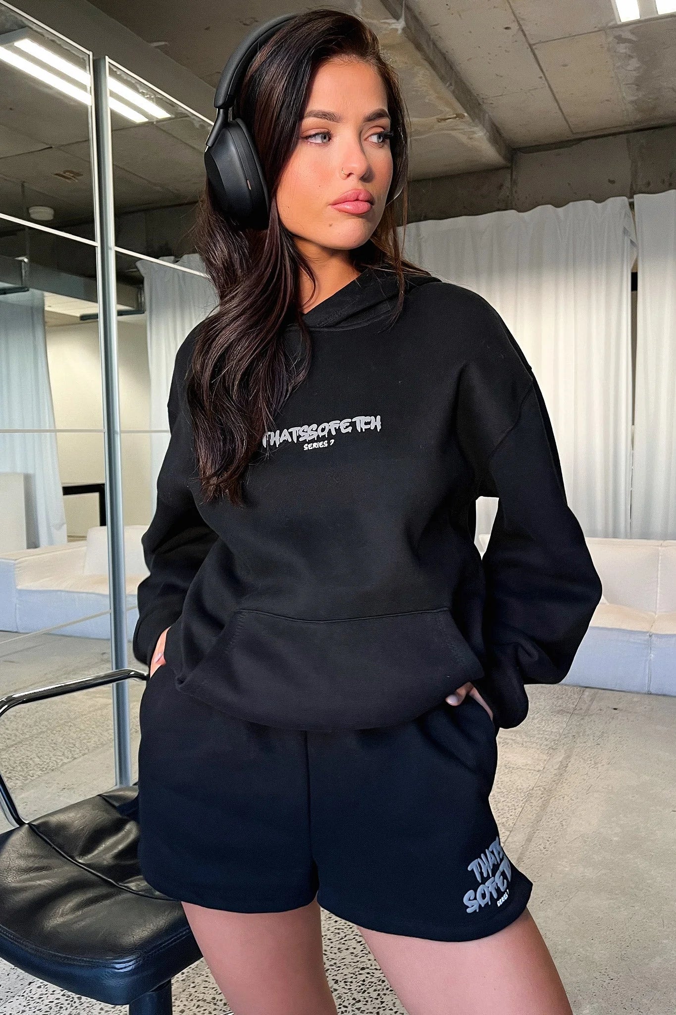 Series 7 Hoodie - Black