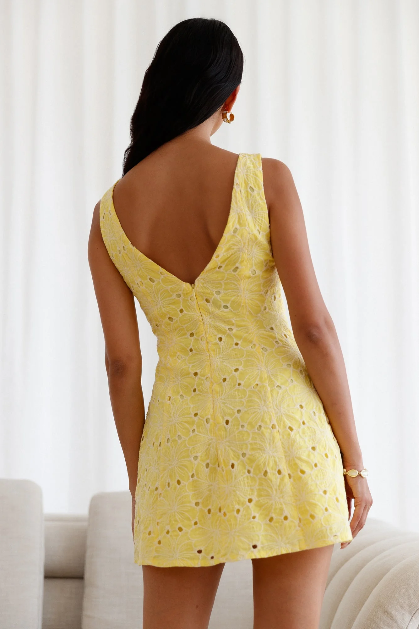 Summer Sway Mini Dress Yellow