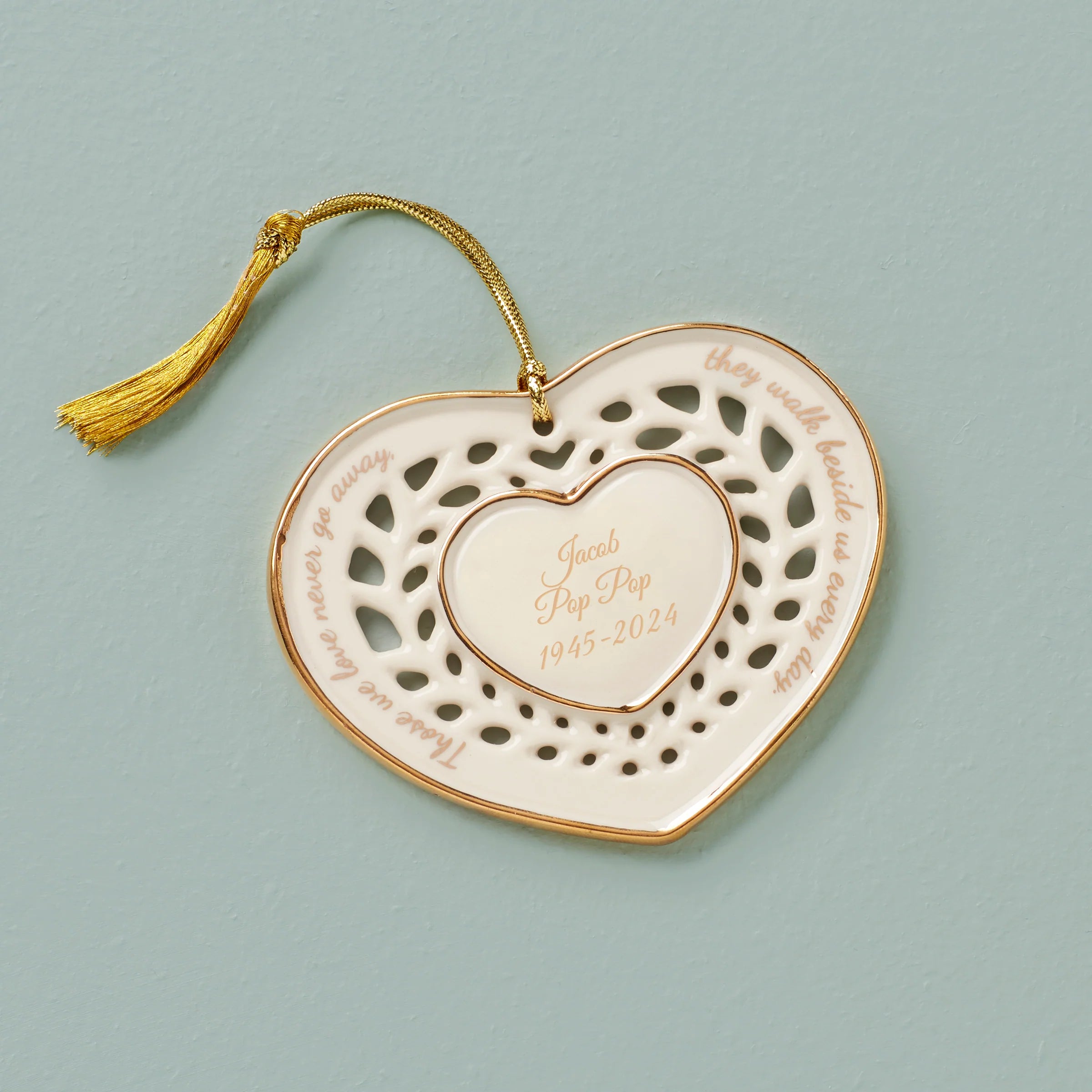 Personalized In Loving Memory Memorial Ornament