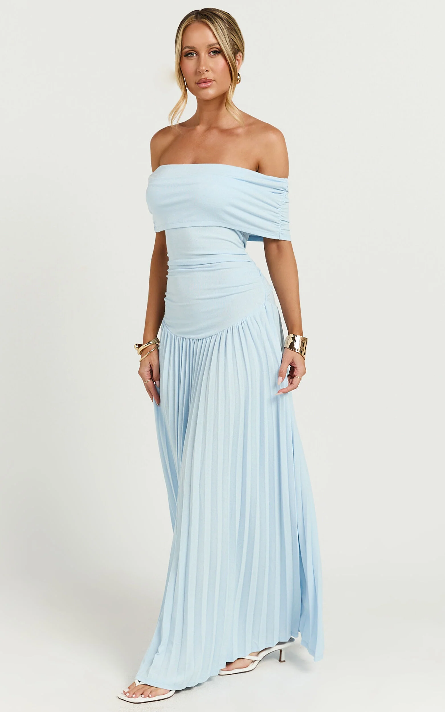 Lioness - Field of Dreams Maxi Dress in Soft Blue