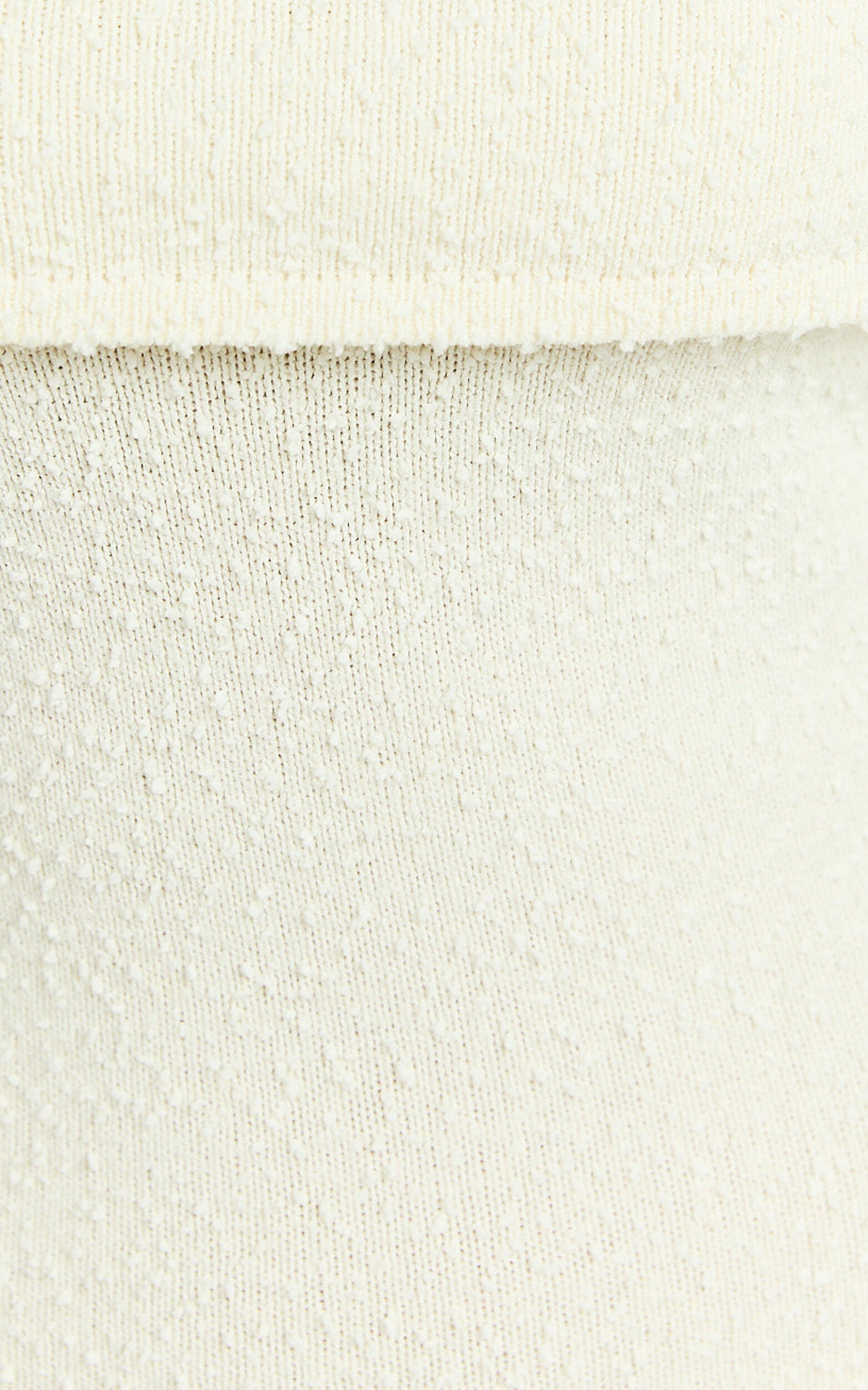 Pietra Maxi Dress - Knit Off Shoulder Dress in Cream