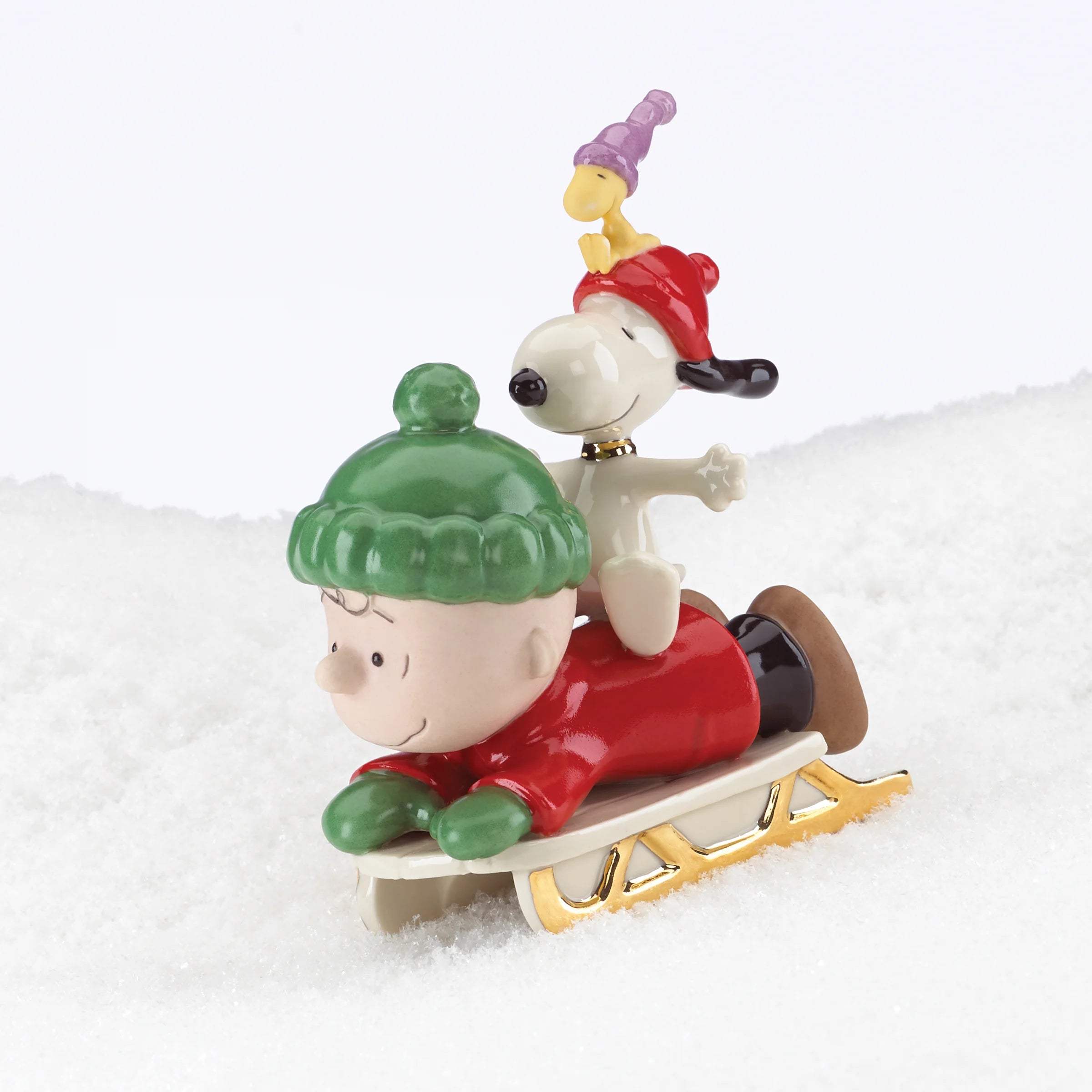 SNOOPY�?s Sledding Adventure Figurine