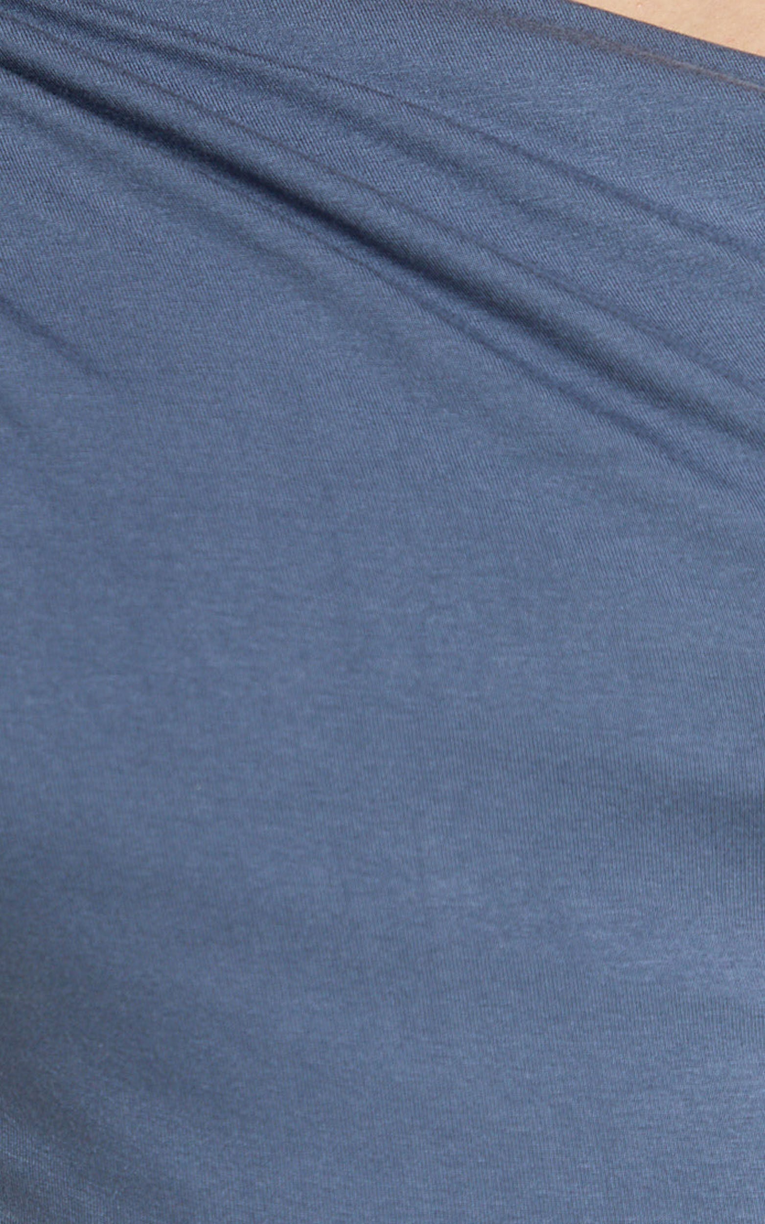 Jialeen Top - Off Shoulder Twist Asymmetrical Sleeve Top in Steel