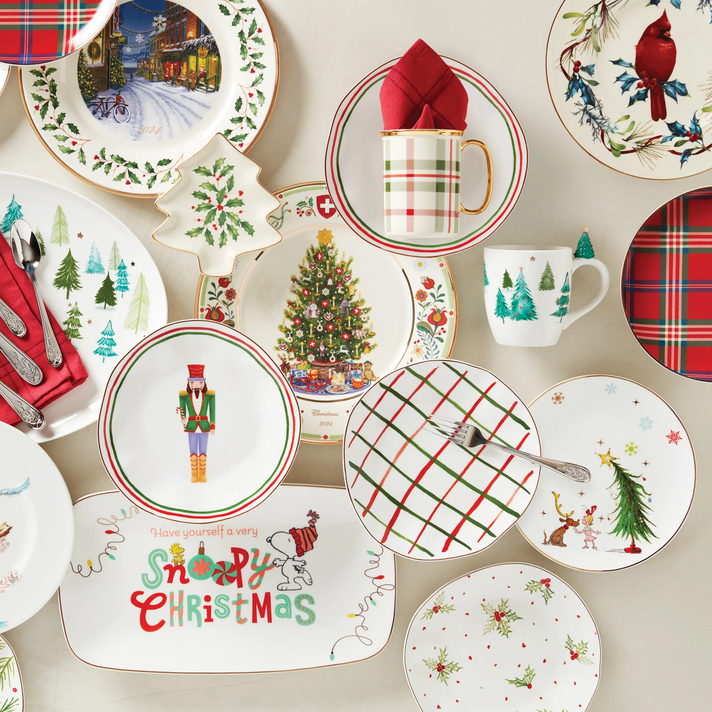 Nutcracker Dinnerware Accent Plates, Set of 4