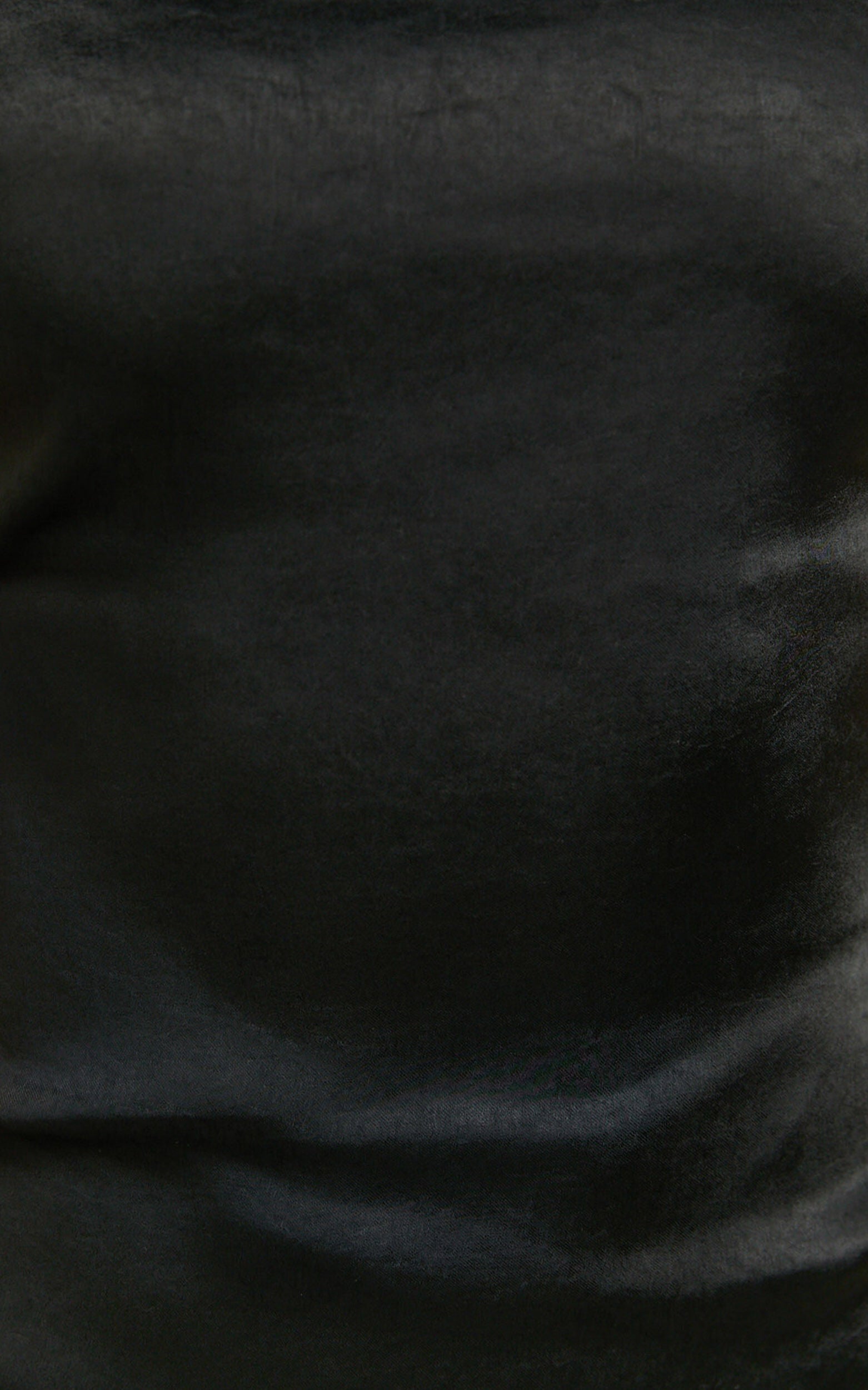 Alexa Midi Dress - Satin Square Neck Slip Dress in Black