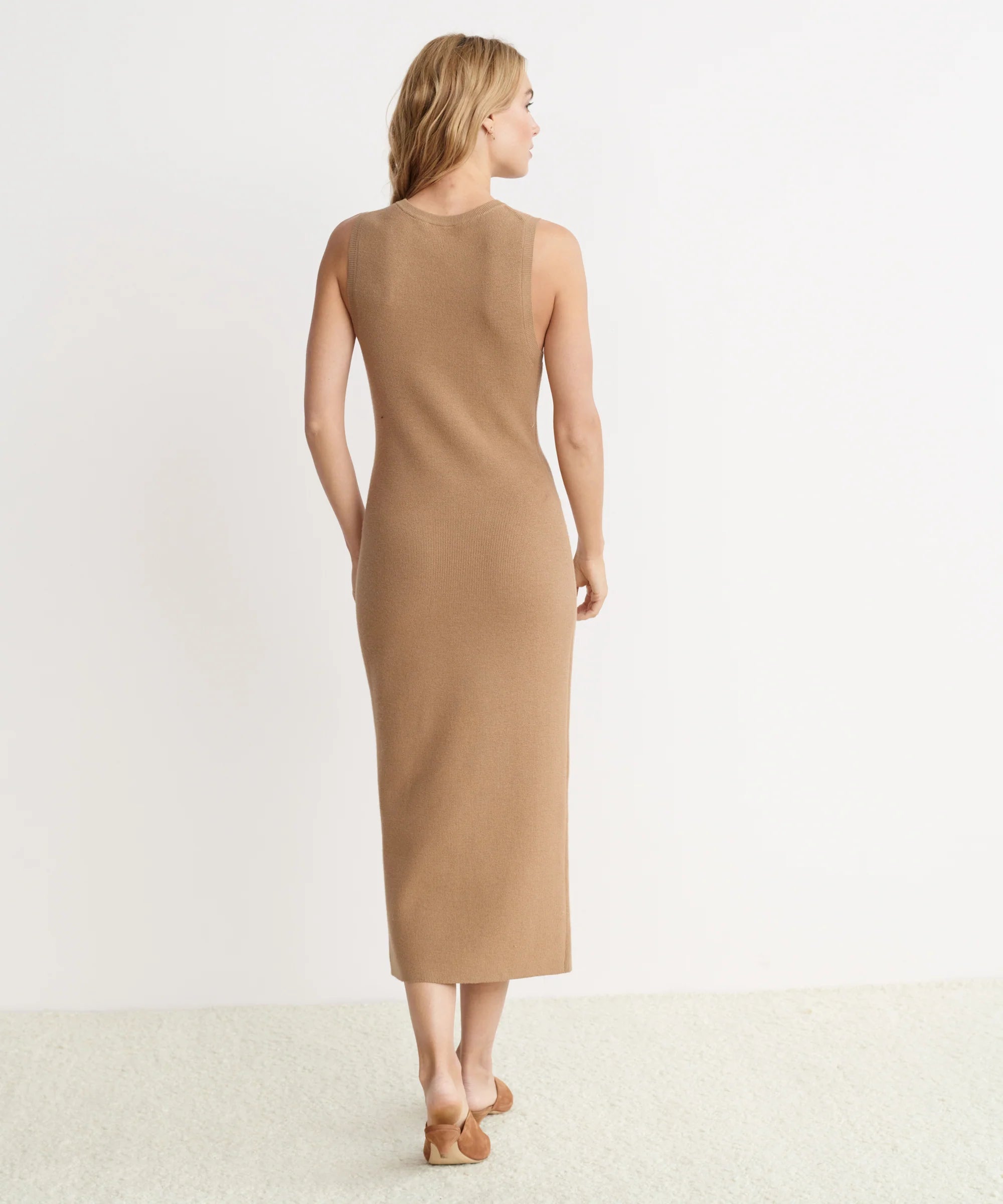 Sleeveless Sweater Dress