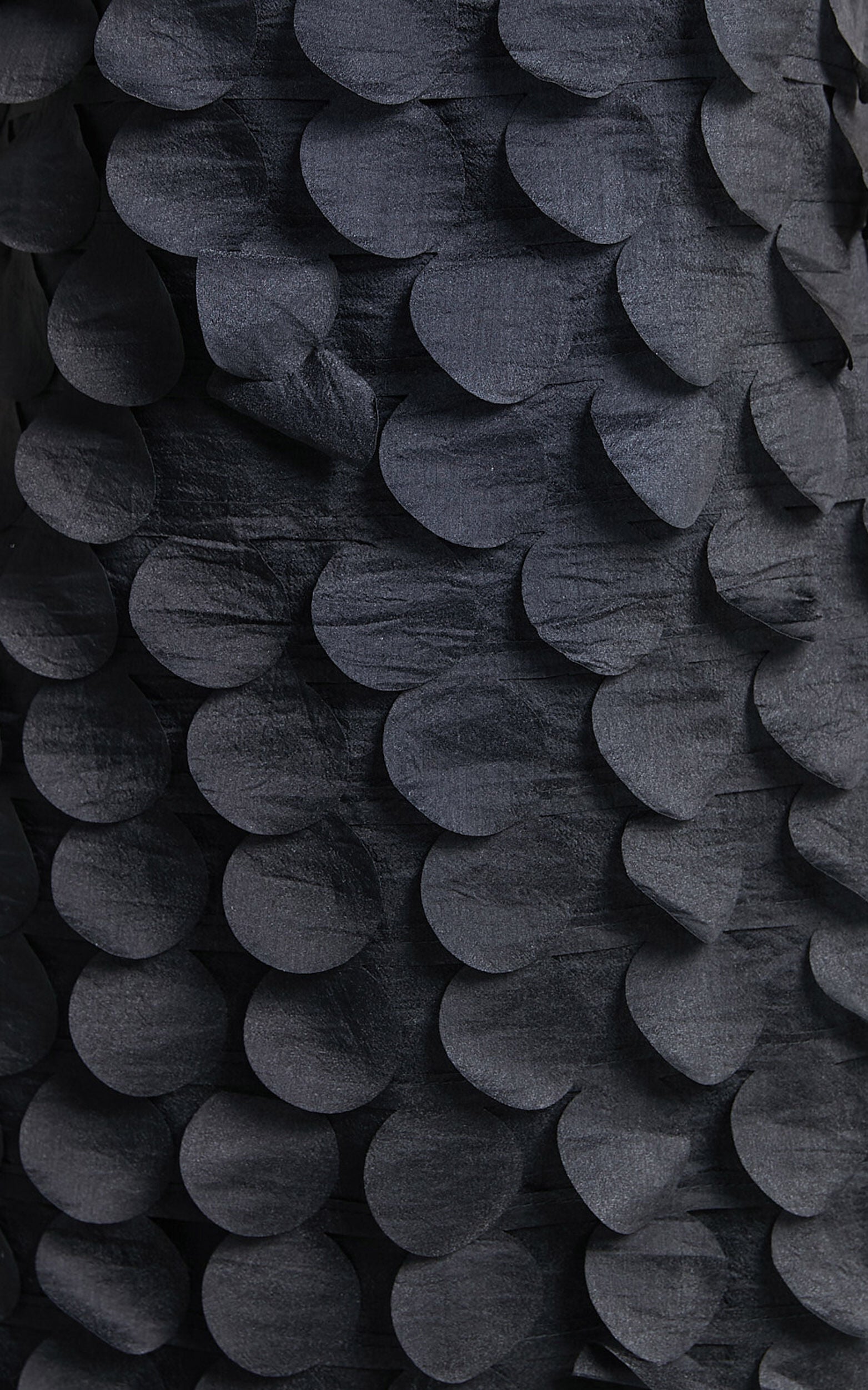 Leah Mini Dress - Strappy 3D Floral Cami Dress in Black