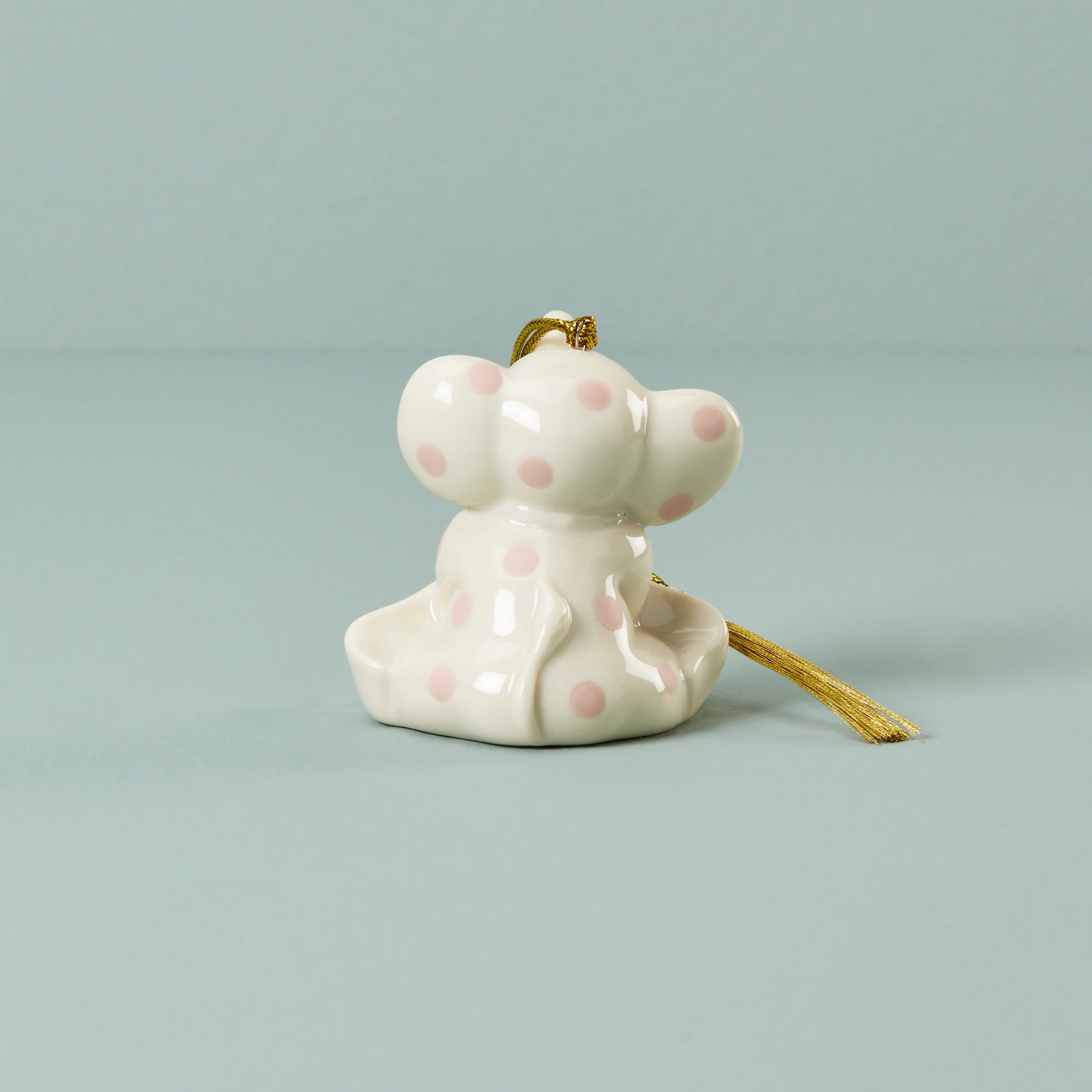 Personalized Baby's Pink Elephant Ornament