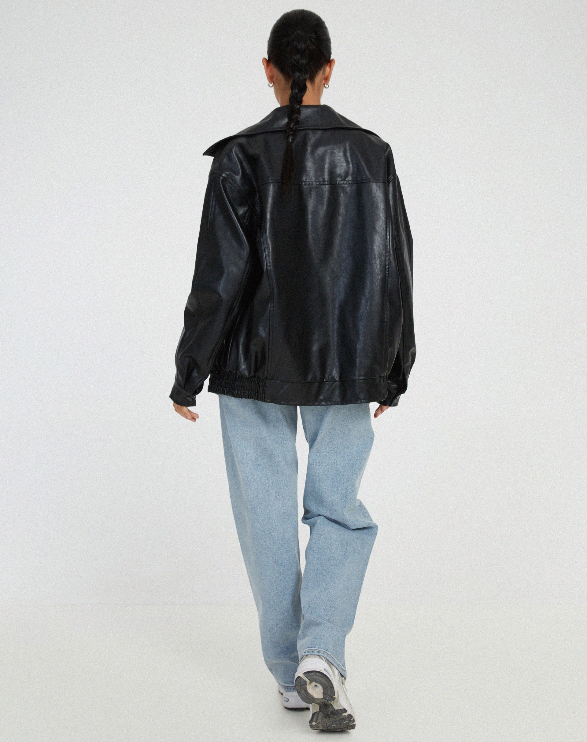 Cavita Jacket in Pu Black