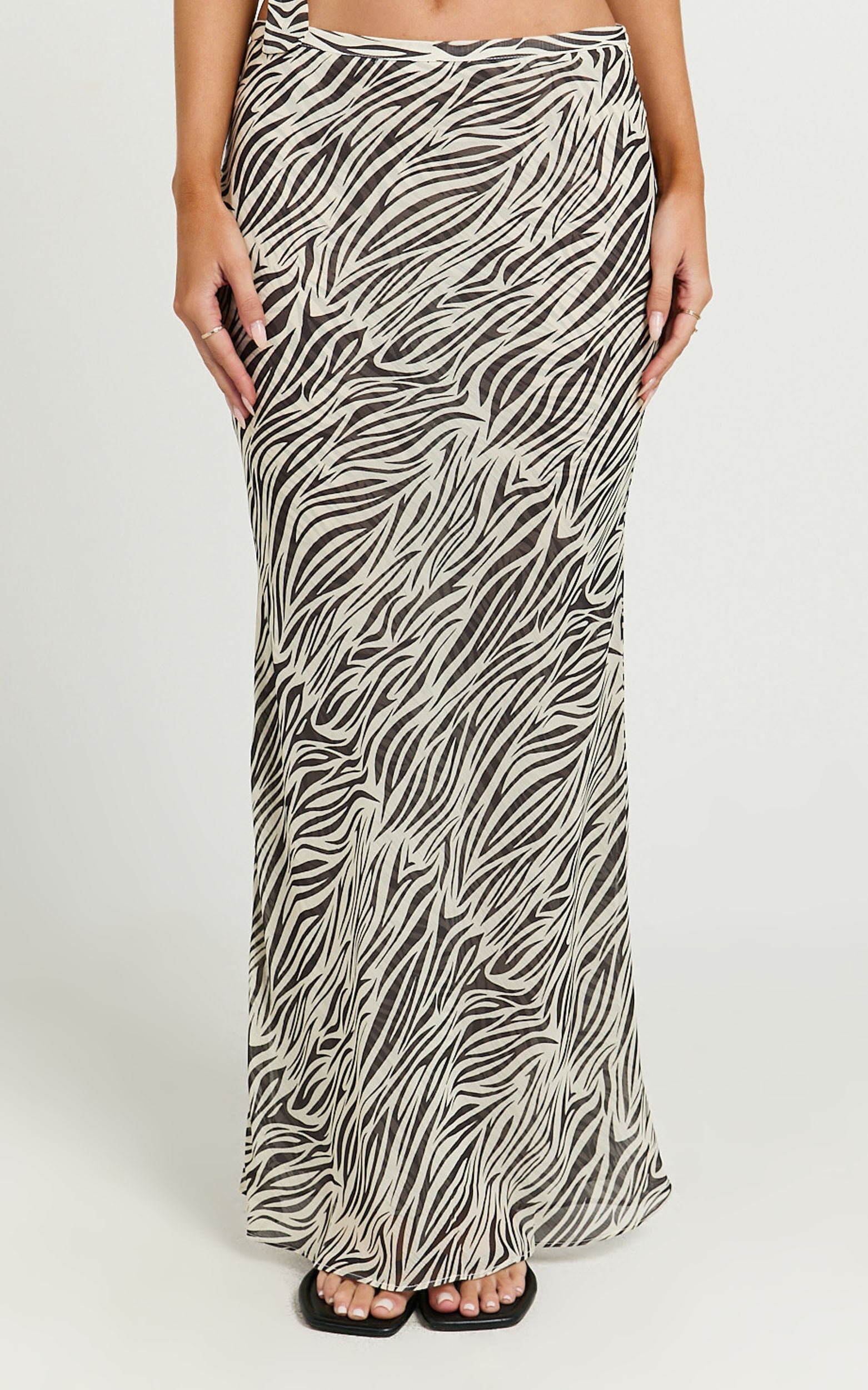 Lioness - Endless Maxi Skirt in Zebra