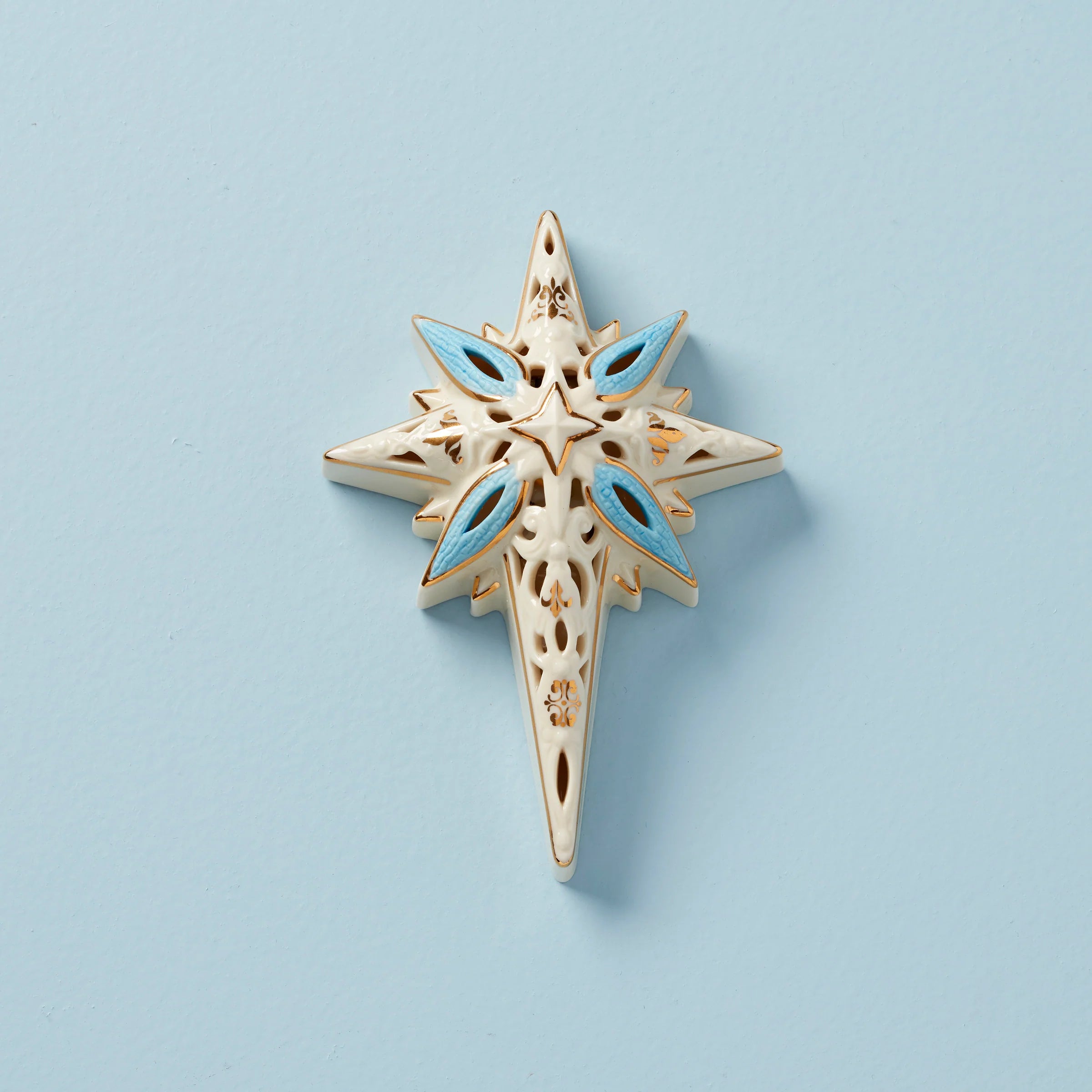 First Blessing Nativity Lighted Star Figurine