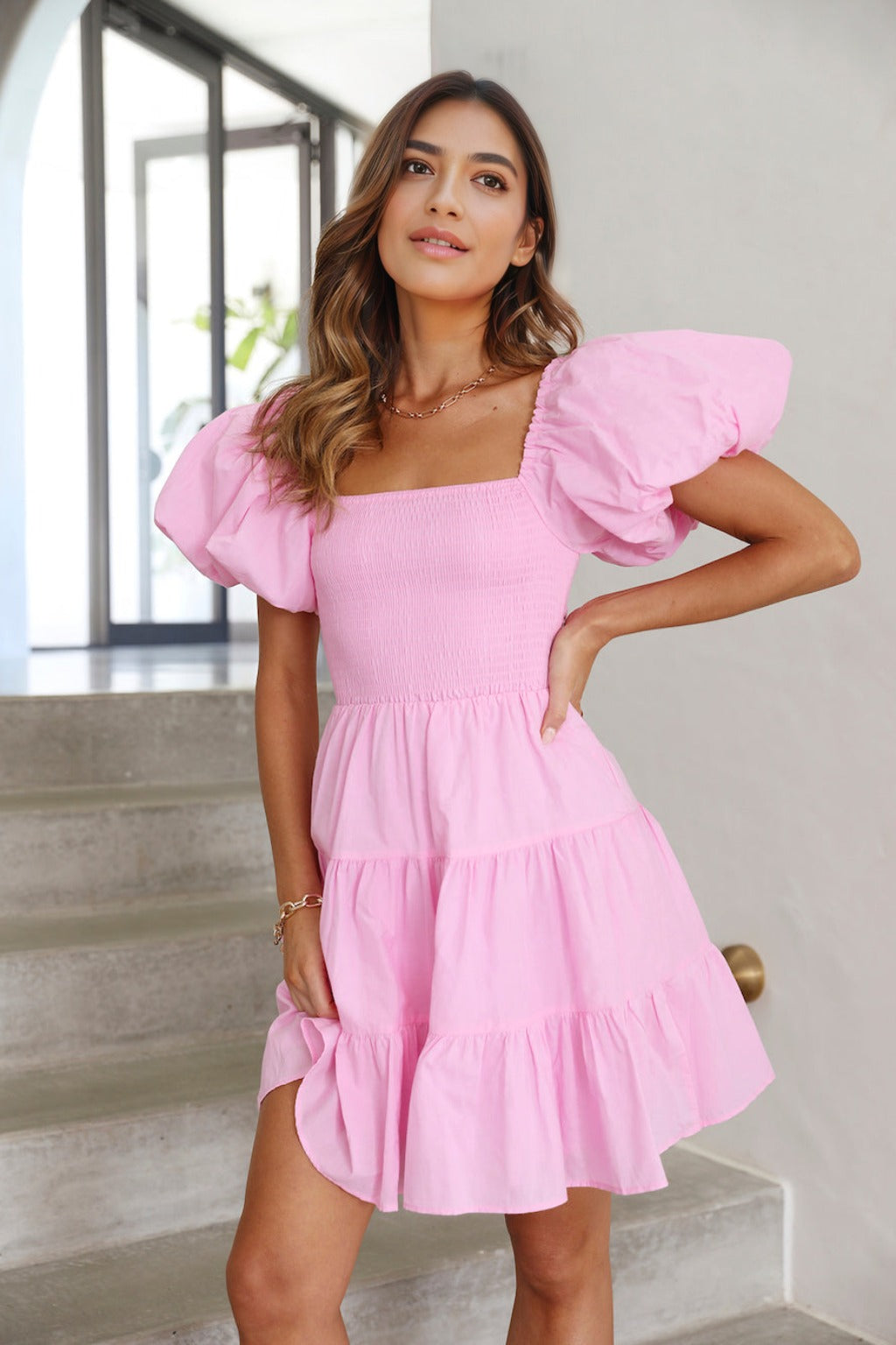 Salty Air Mini Dress Pink