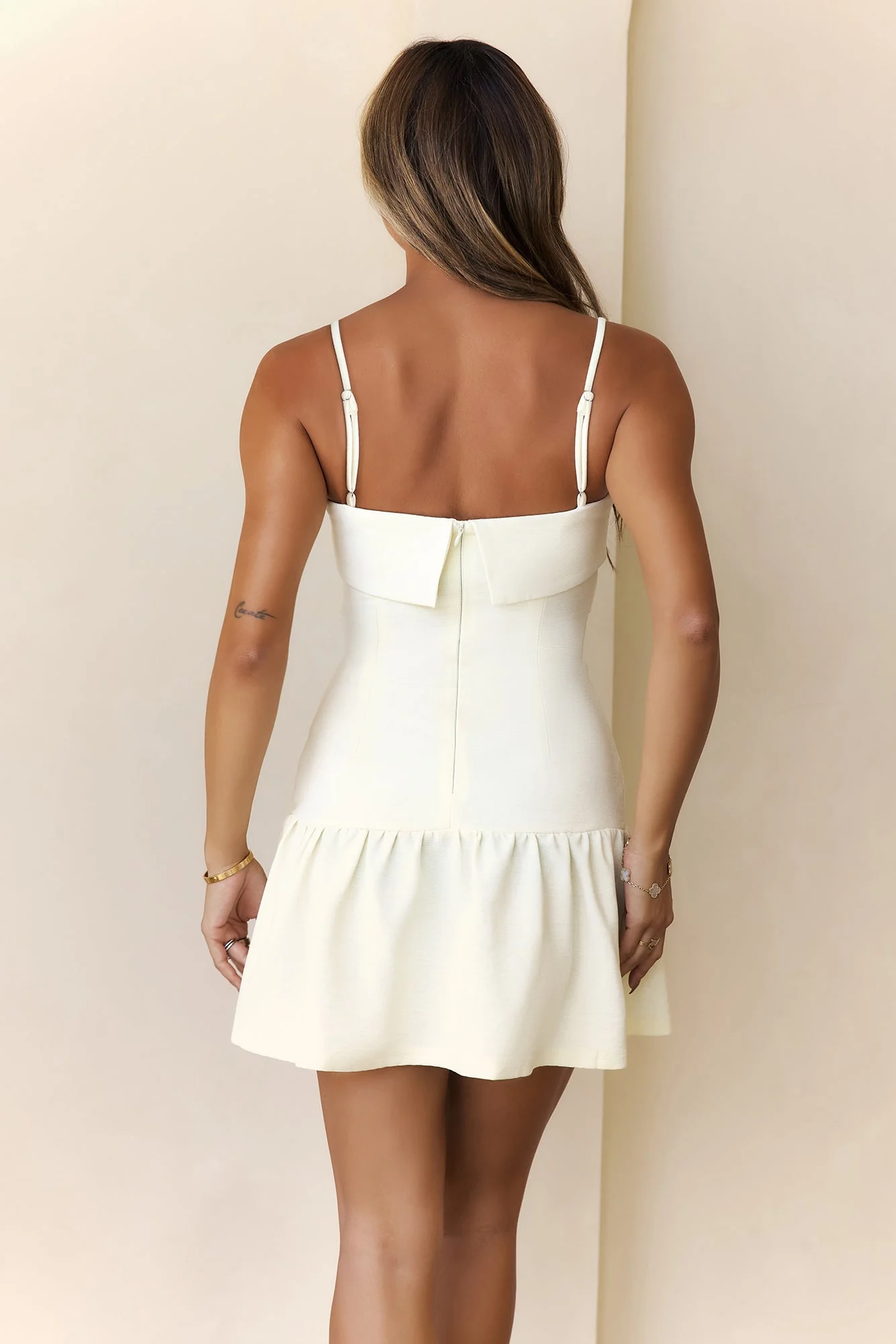 French Girl Standard Mini Dress Yellow