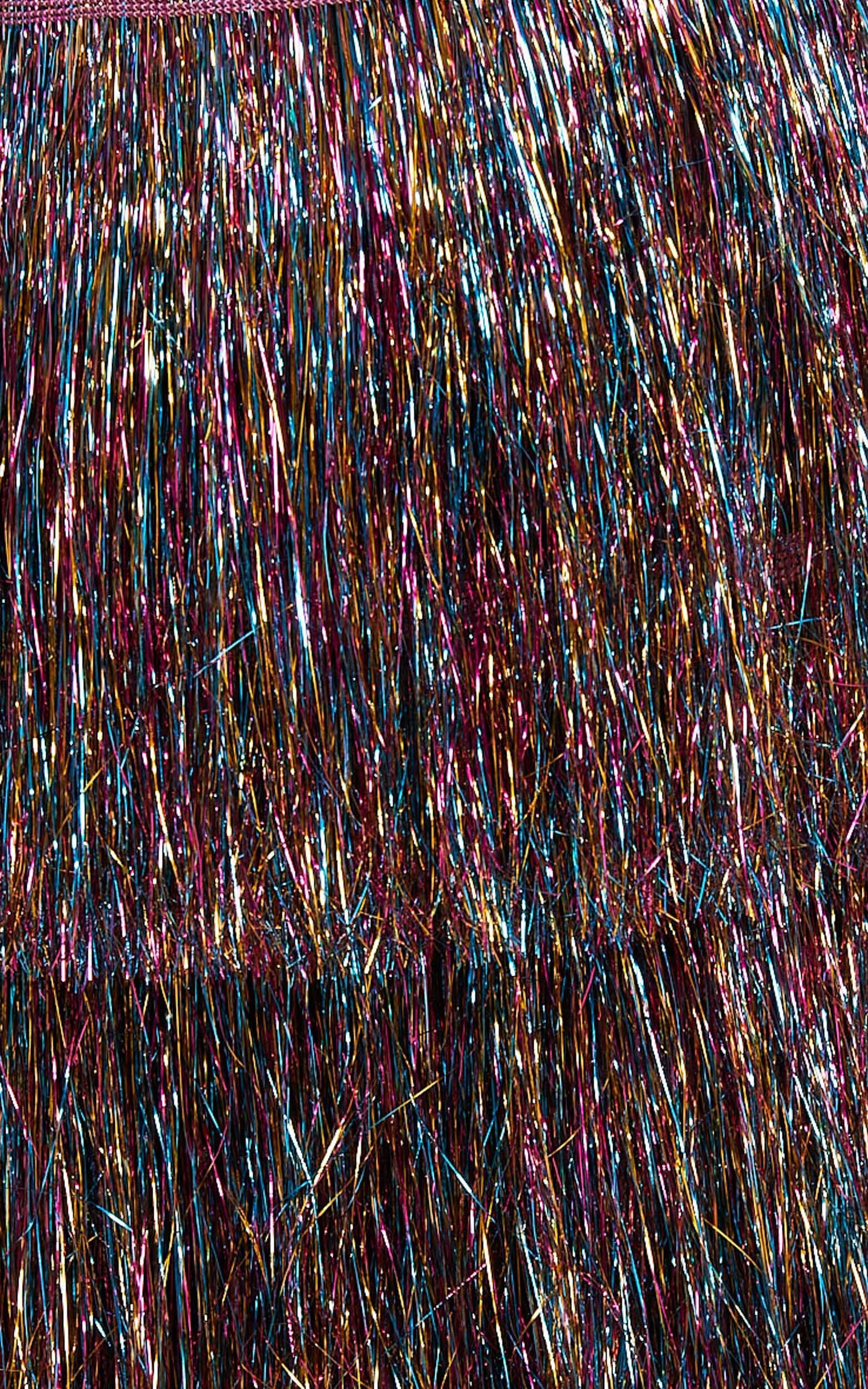 Jenalyn Skort - Fringe Layered Skort in Multi