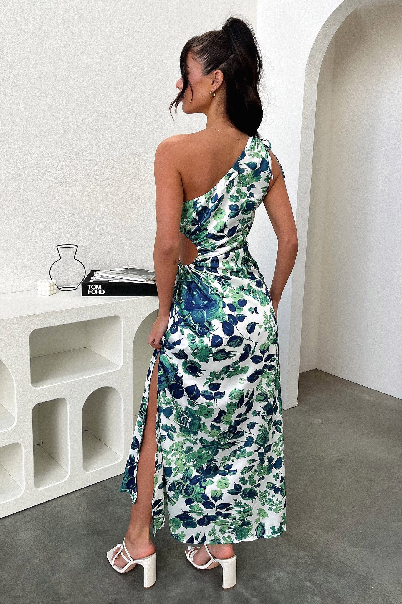 Erika Maxi Dress - Green Floral