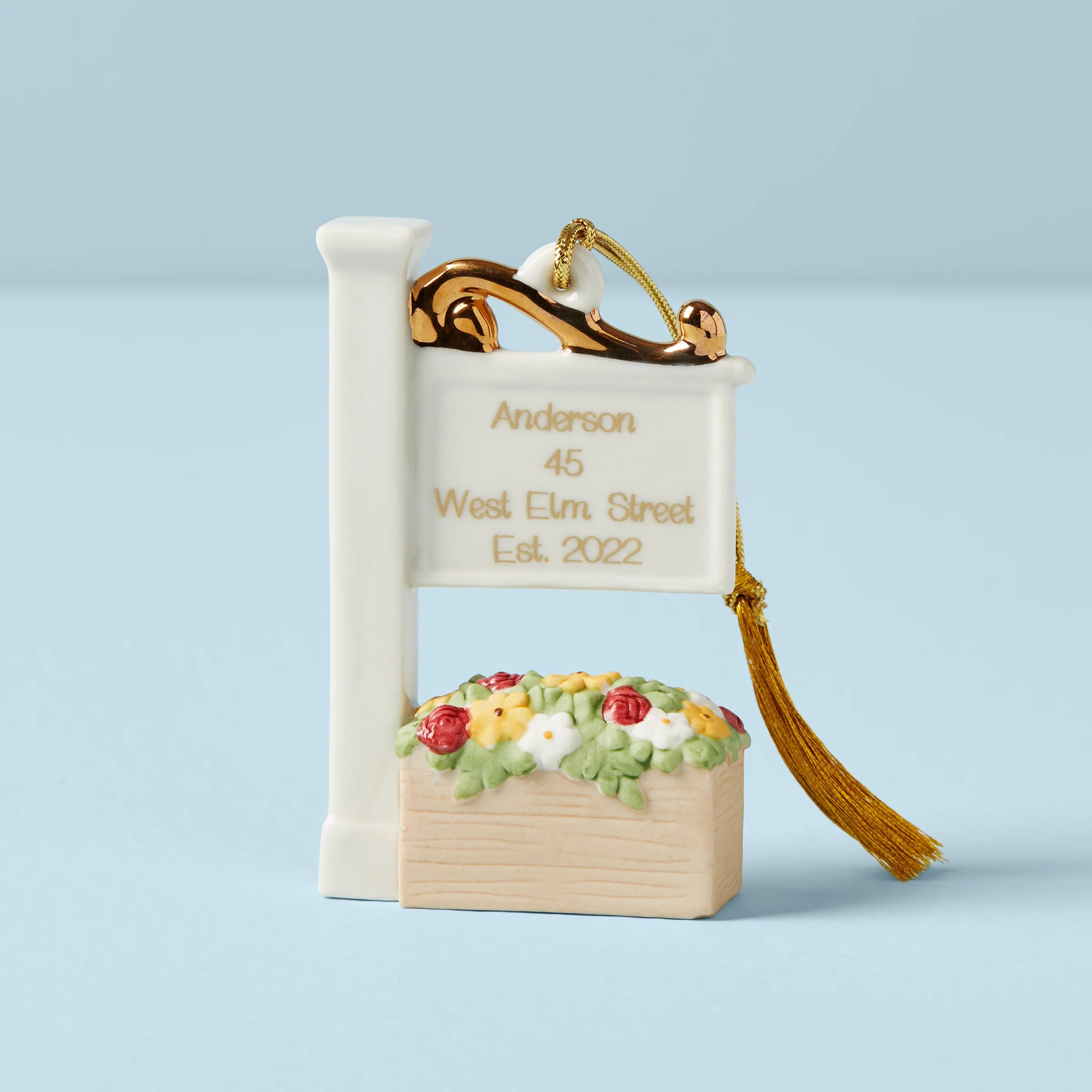 Personalized Established Home Sign Ornament