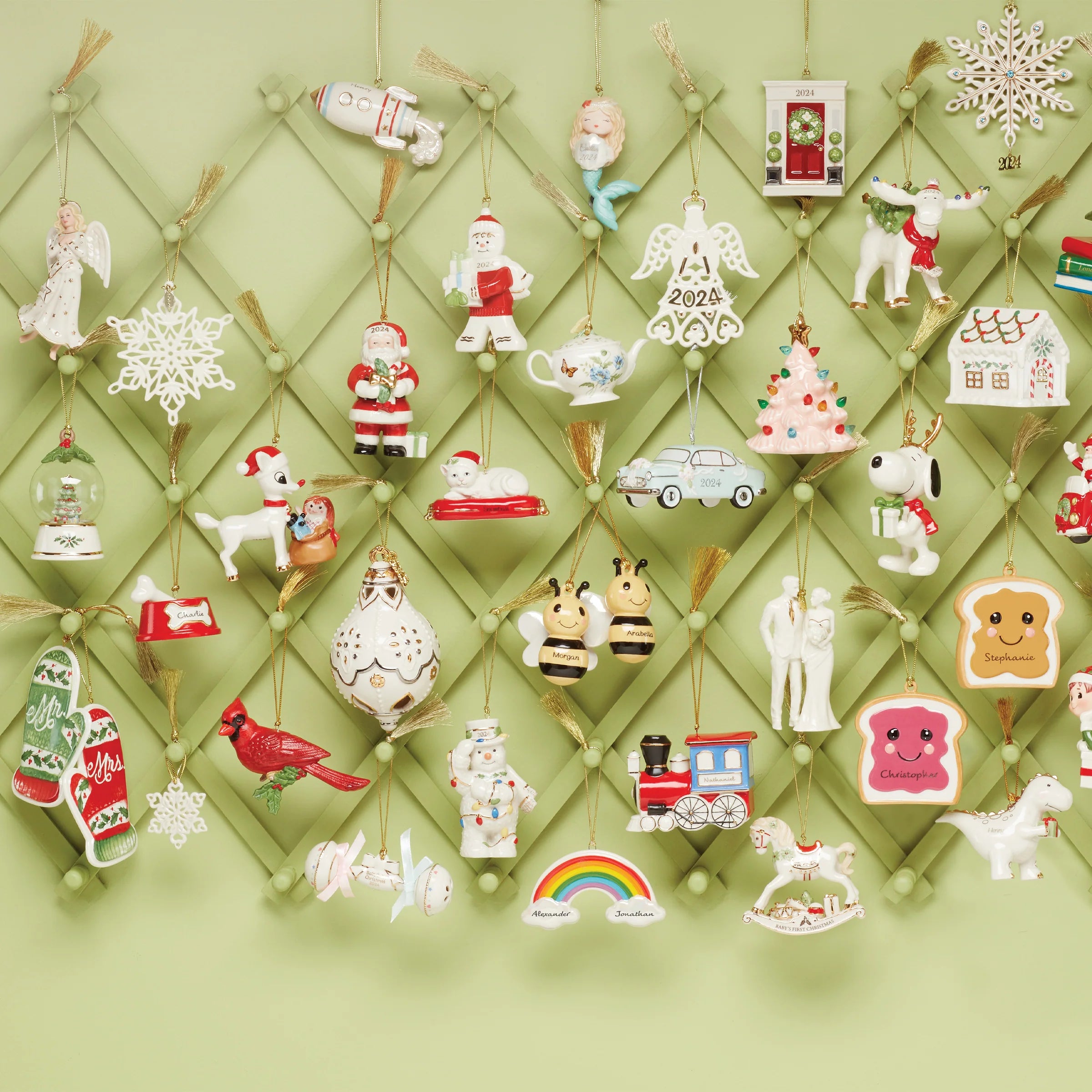 Personalized Forever Friends PB & J Ornament Set