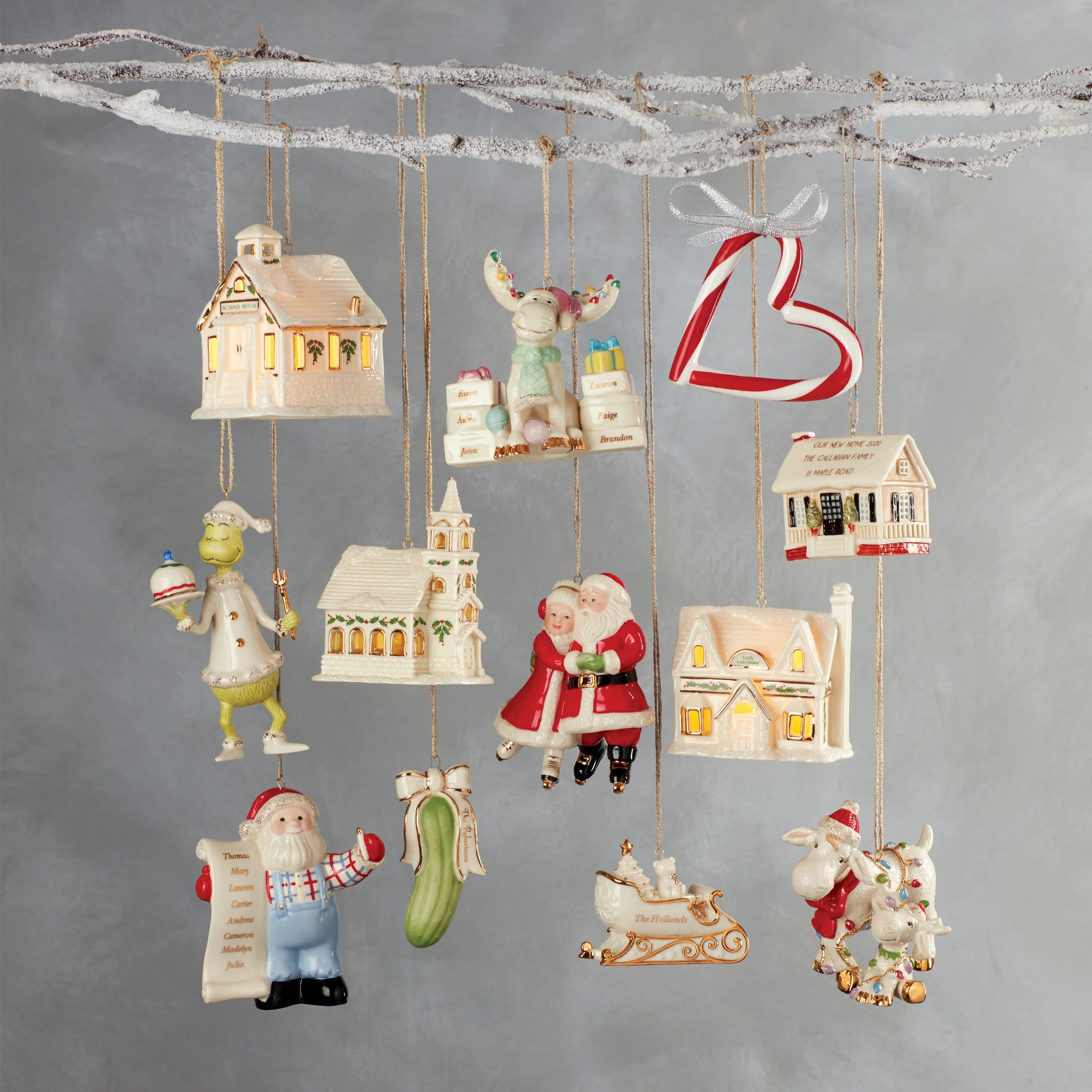 Christmas Village Church? Lighted Ornament