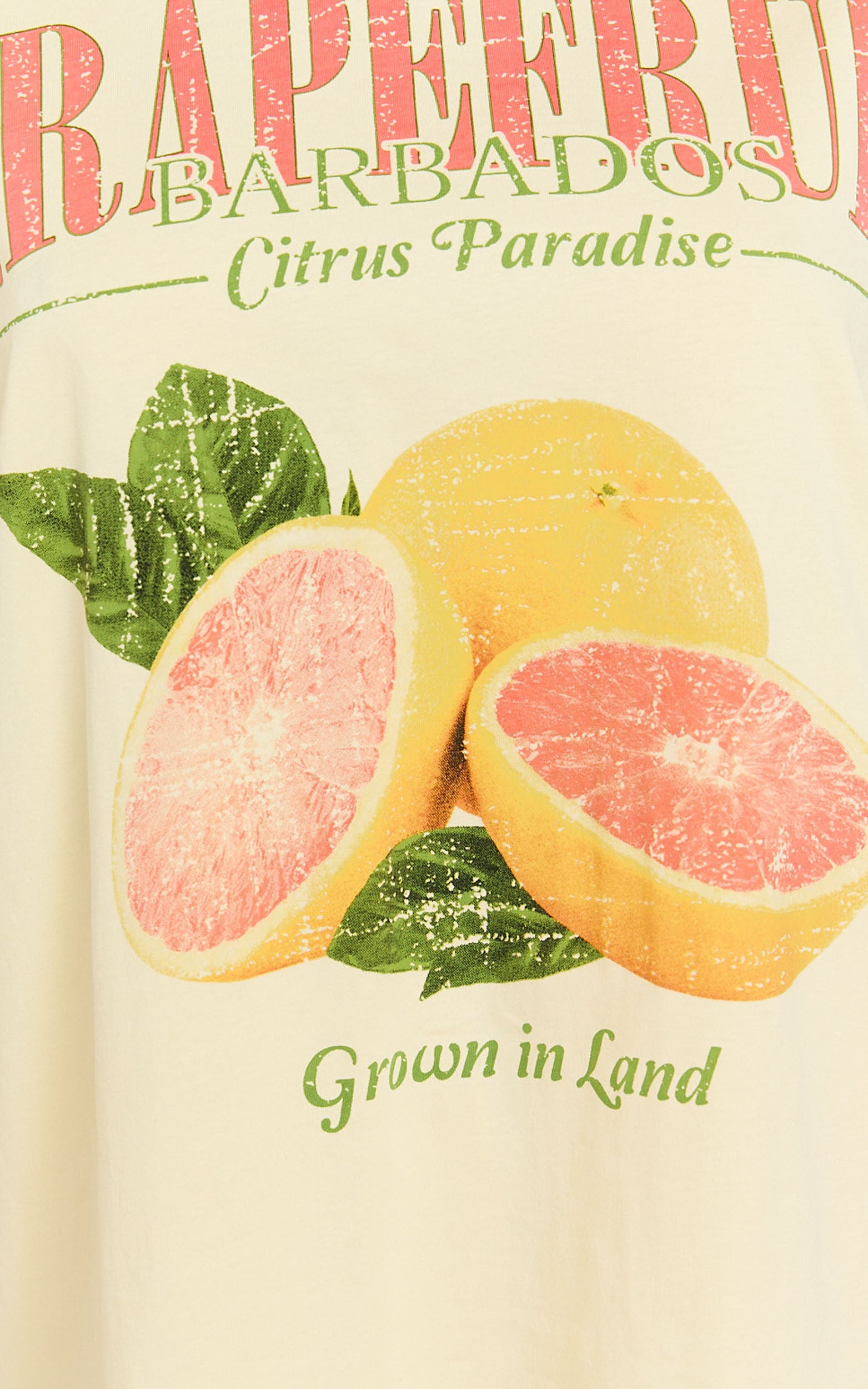 Duffy Two Piece Set - Grapefruit Paradise T-shirt Set in Yellow/Pink