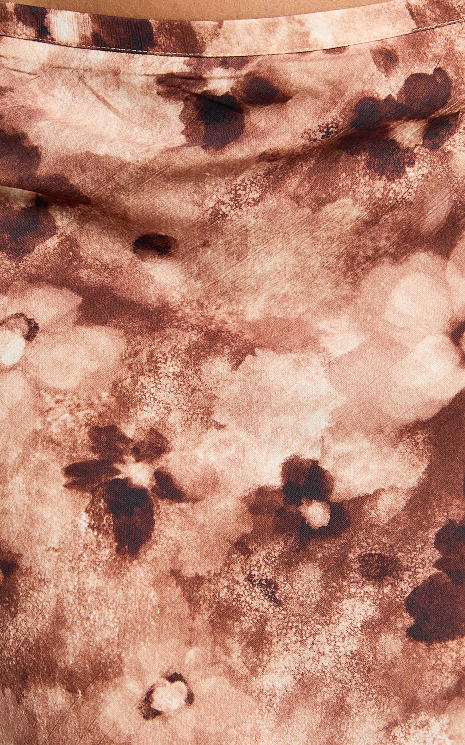 Lioness - Hudson Maxi Skirt in Chocolate Floral