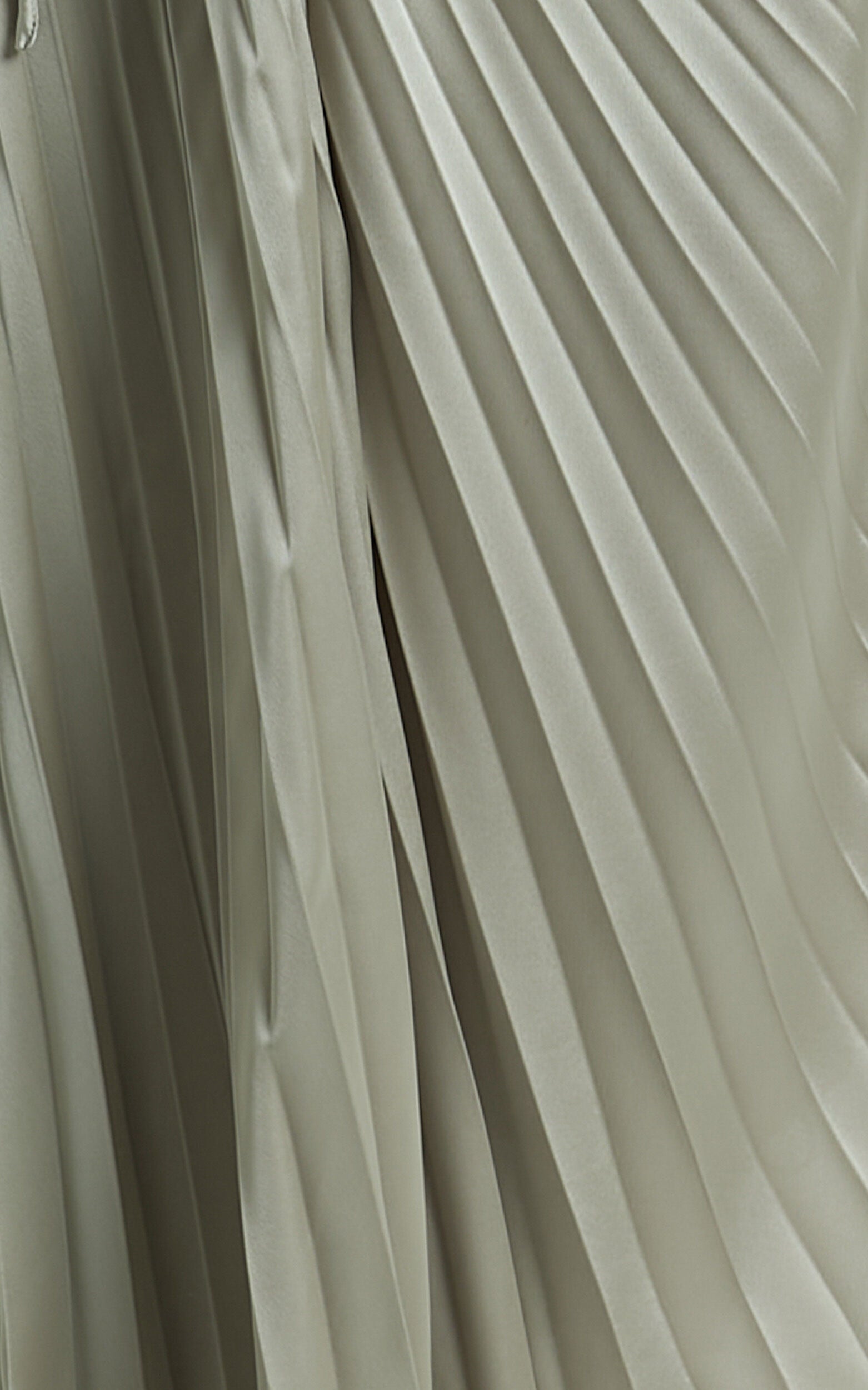 Kitsune Maxi Dress - One Shoulder Cut Out Dress in Sage