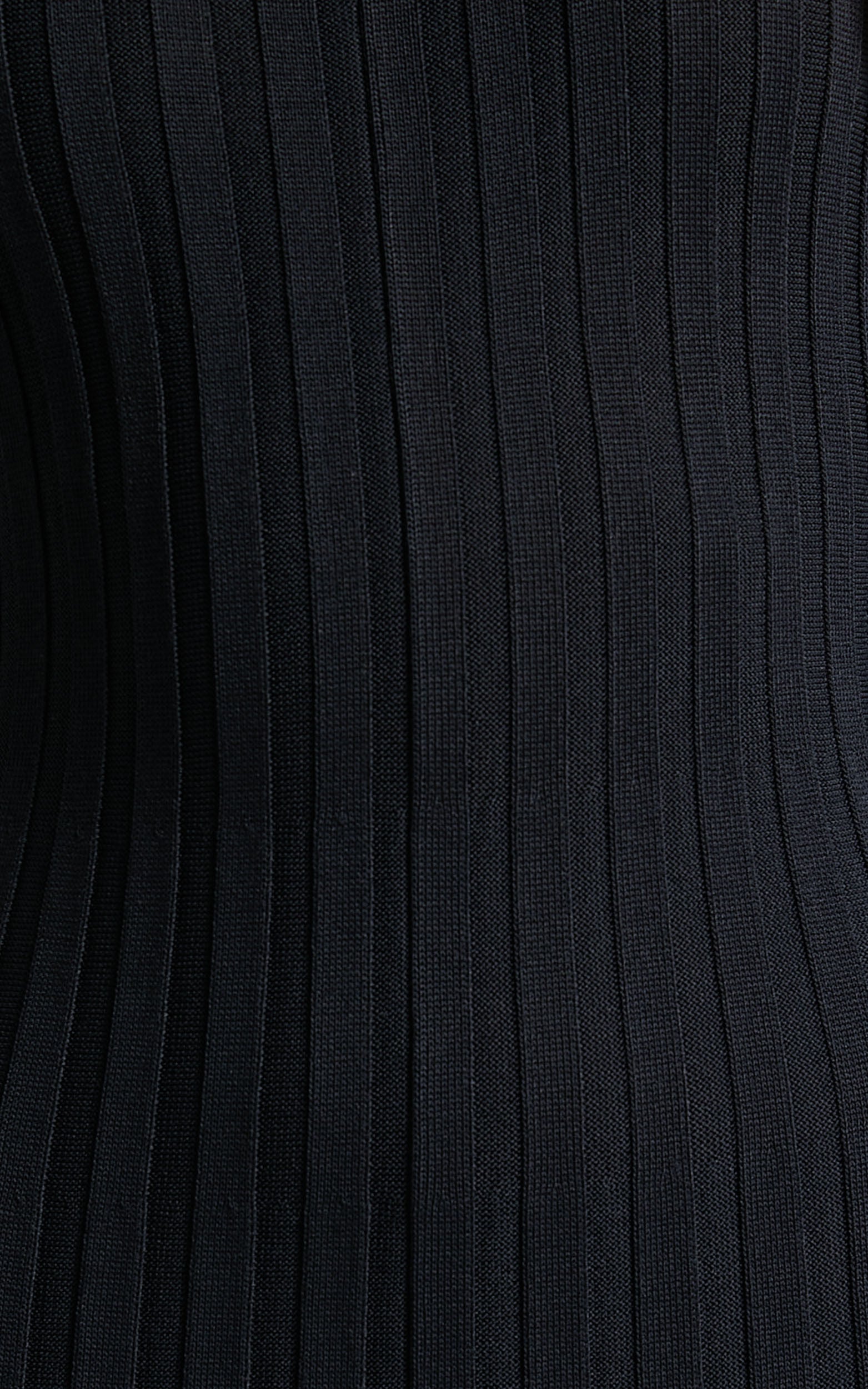 Blaire Midi Dress - Long Sleeve Tie Back Flare Dress in Black