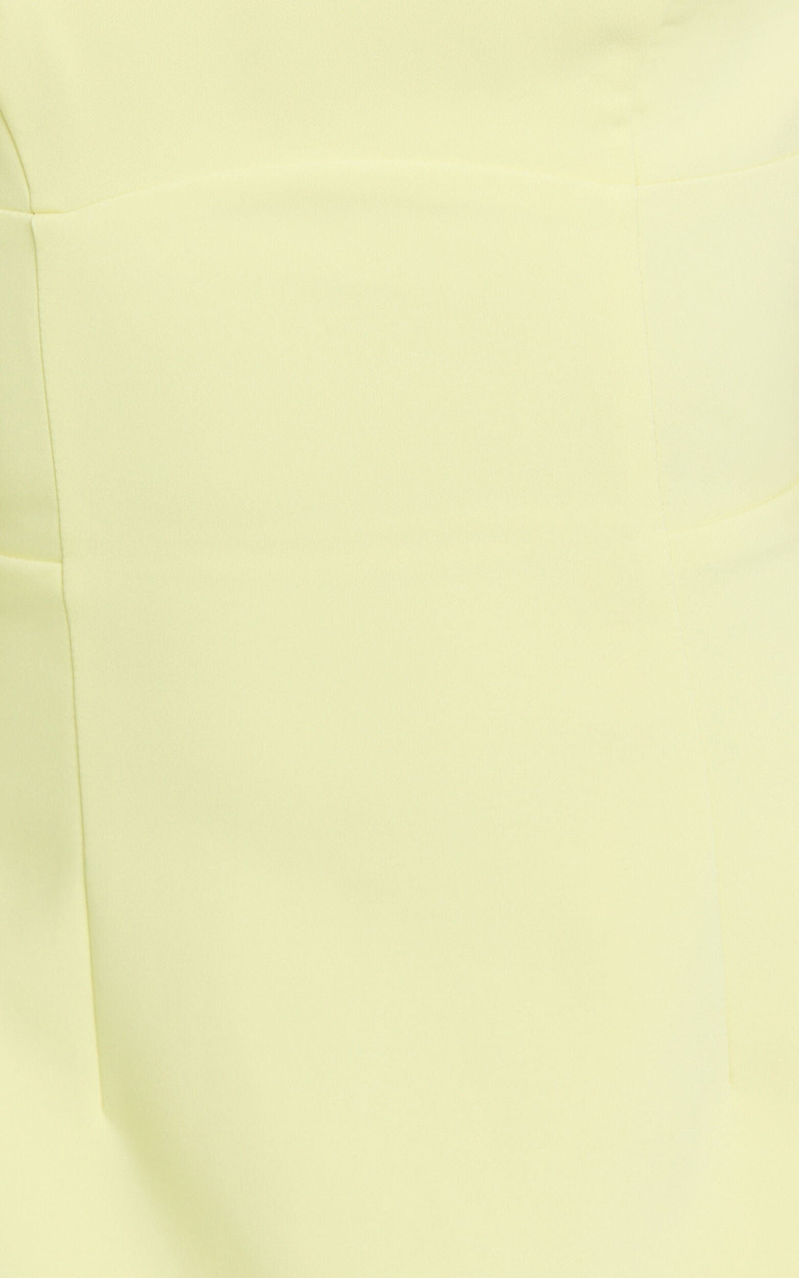 Freddie Mini Dress - Boat Neck Fit and Flare Dress in Lemon