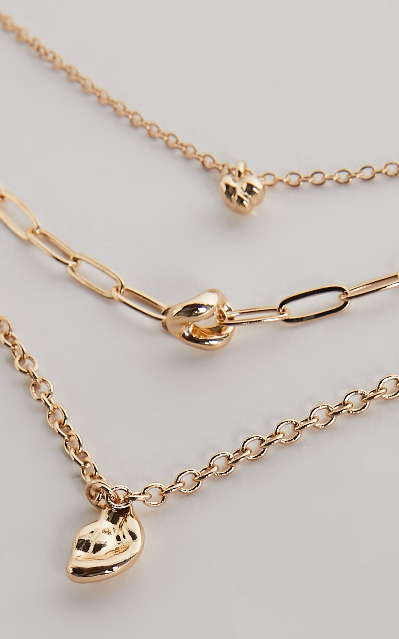 Jagger Necklace Set - Pack of 3 in Gold