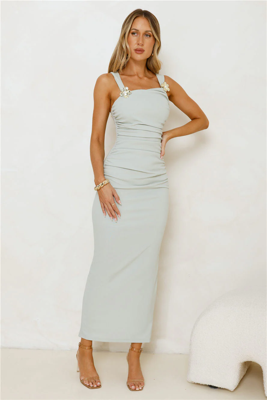 Garden Reverie Maxi Dress Sage