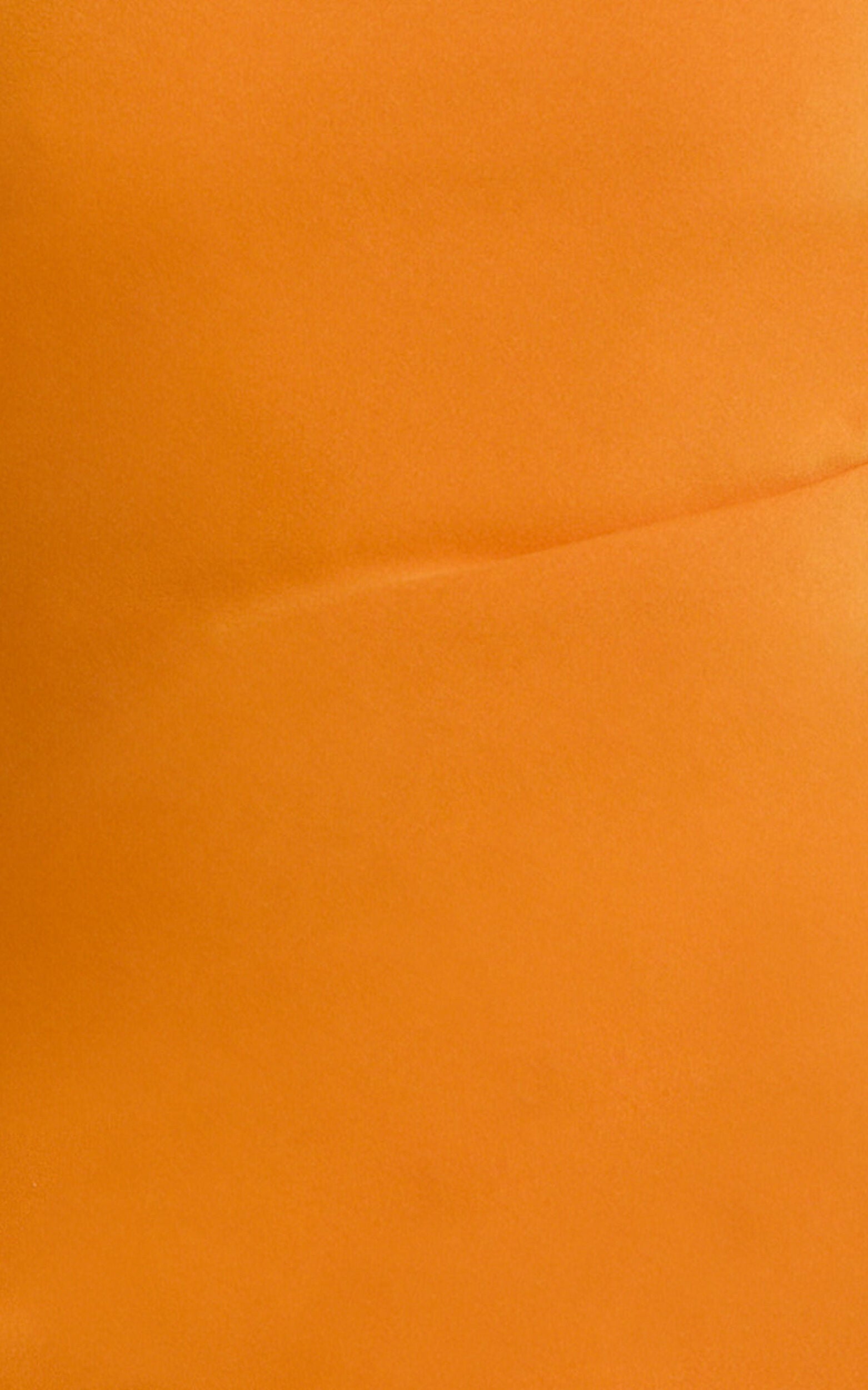 Genie Maxi Dress - Off The Shoulder Dress in Orange