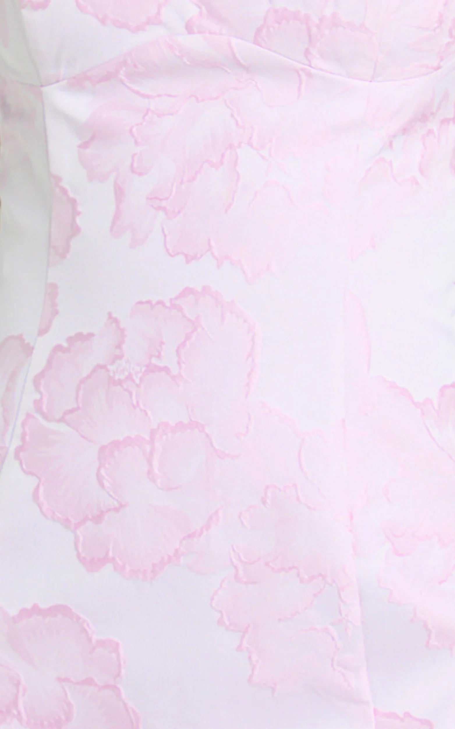 Orla Mini Dress Jacquard Scoop Neck Fitted Dress in Pink