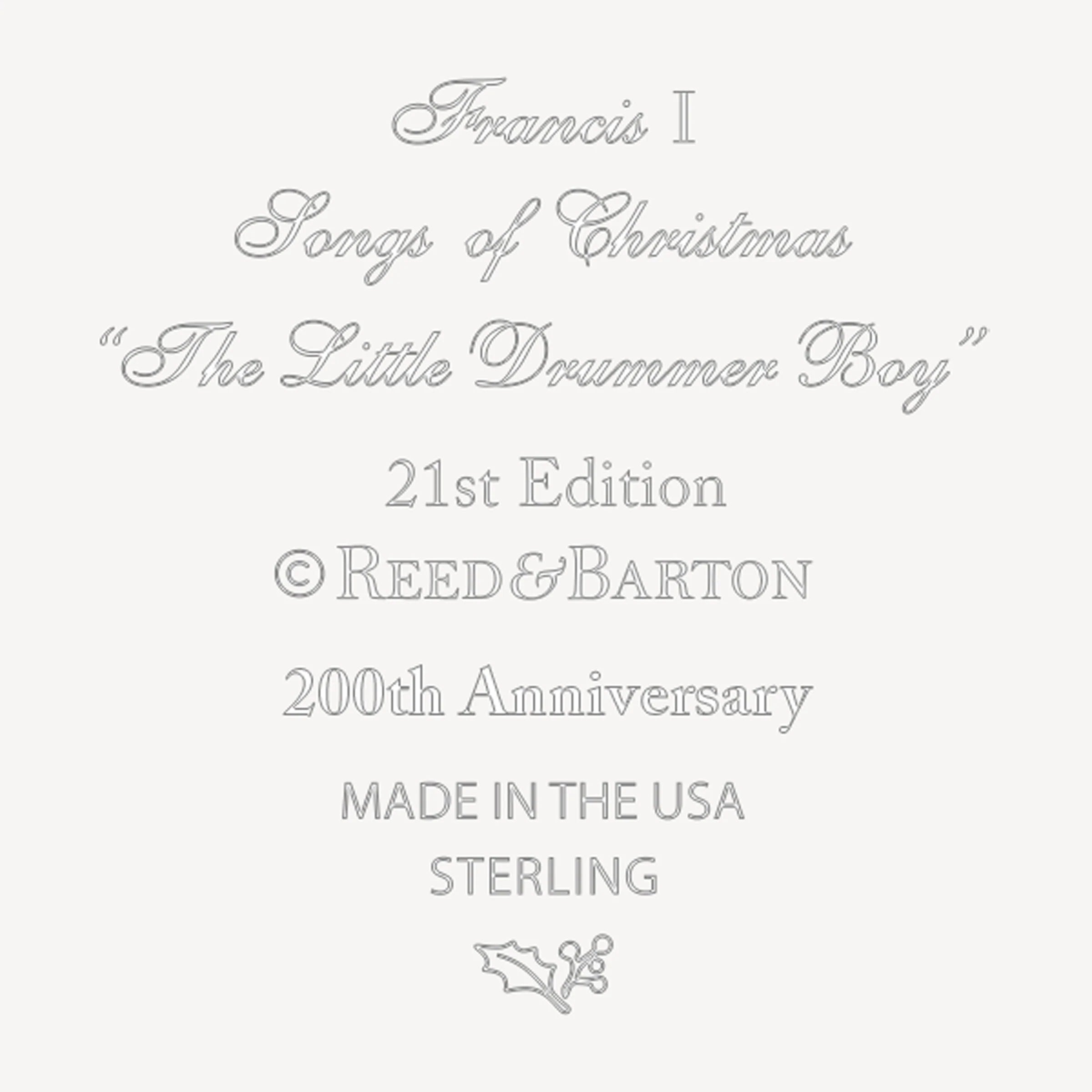 Songs Of Christmas Ornament, 21st Edition