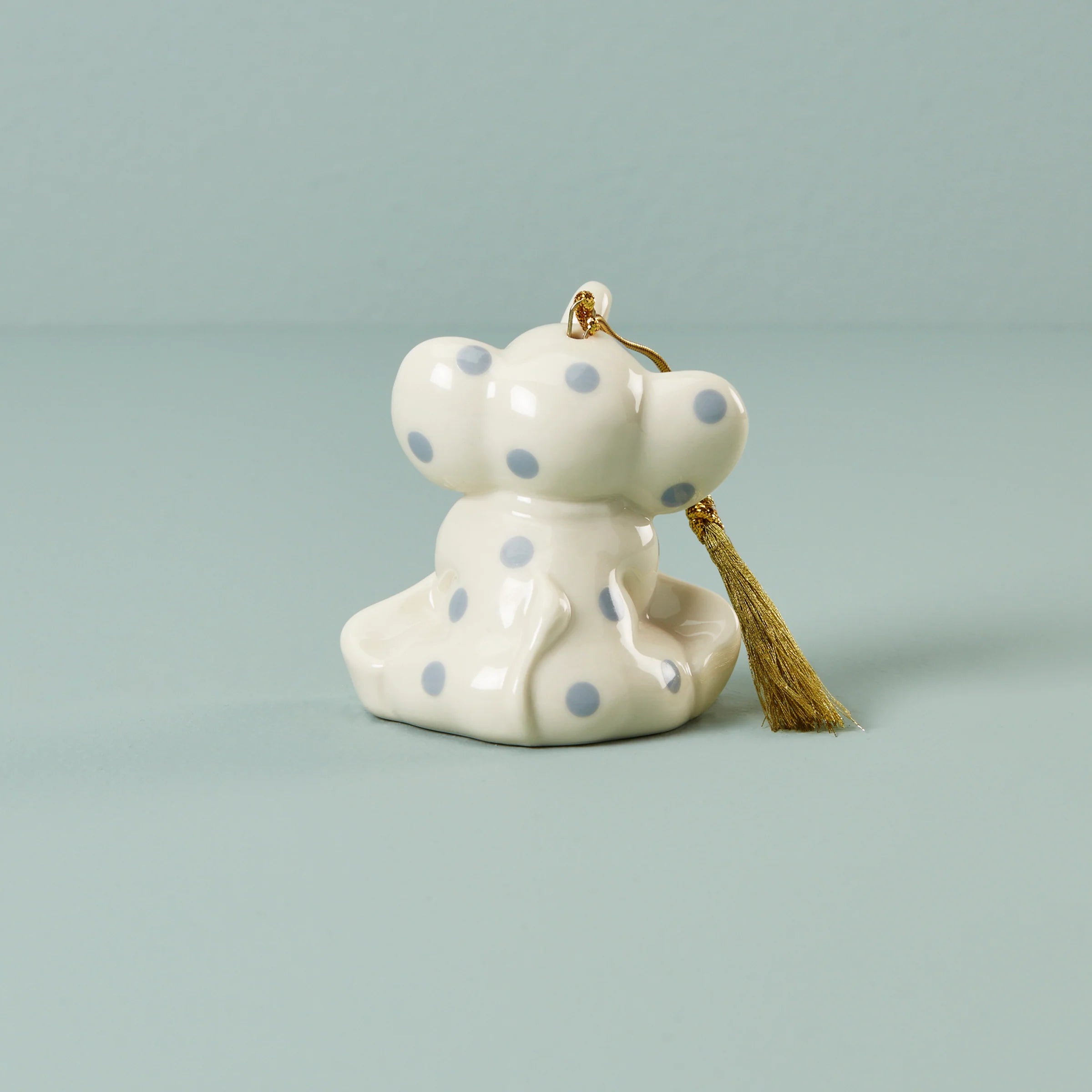 Personalized Baby's Blue Elephant Ornament