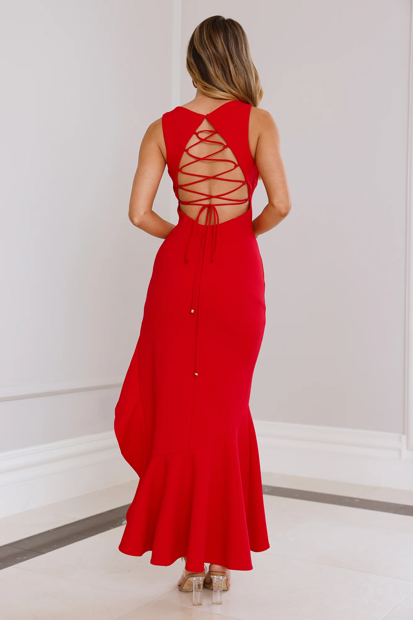 Party City Maxi Dress Red