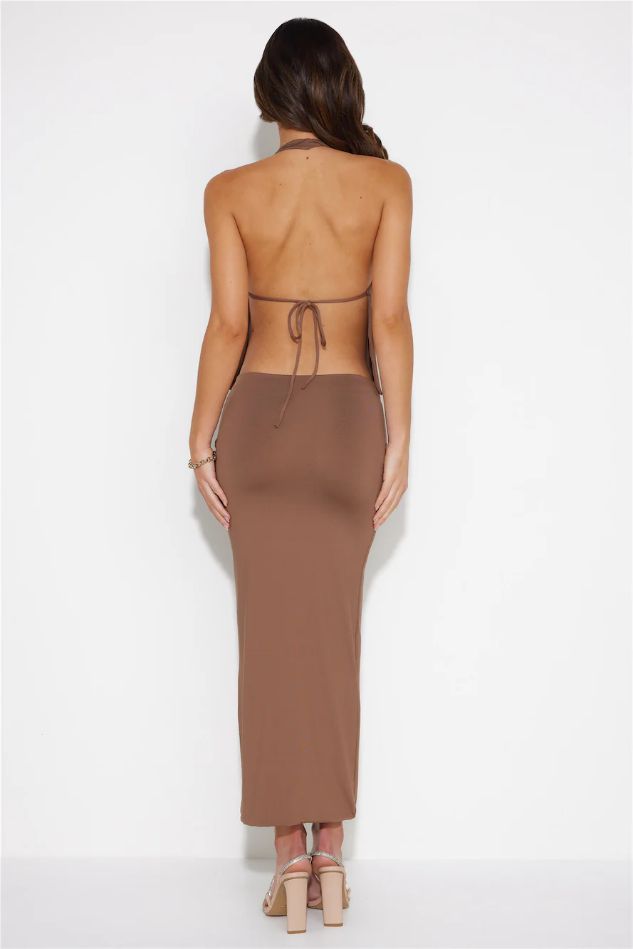 My Style Midi Skirt Brown