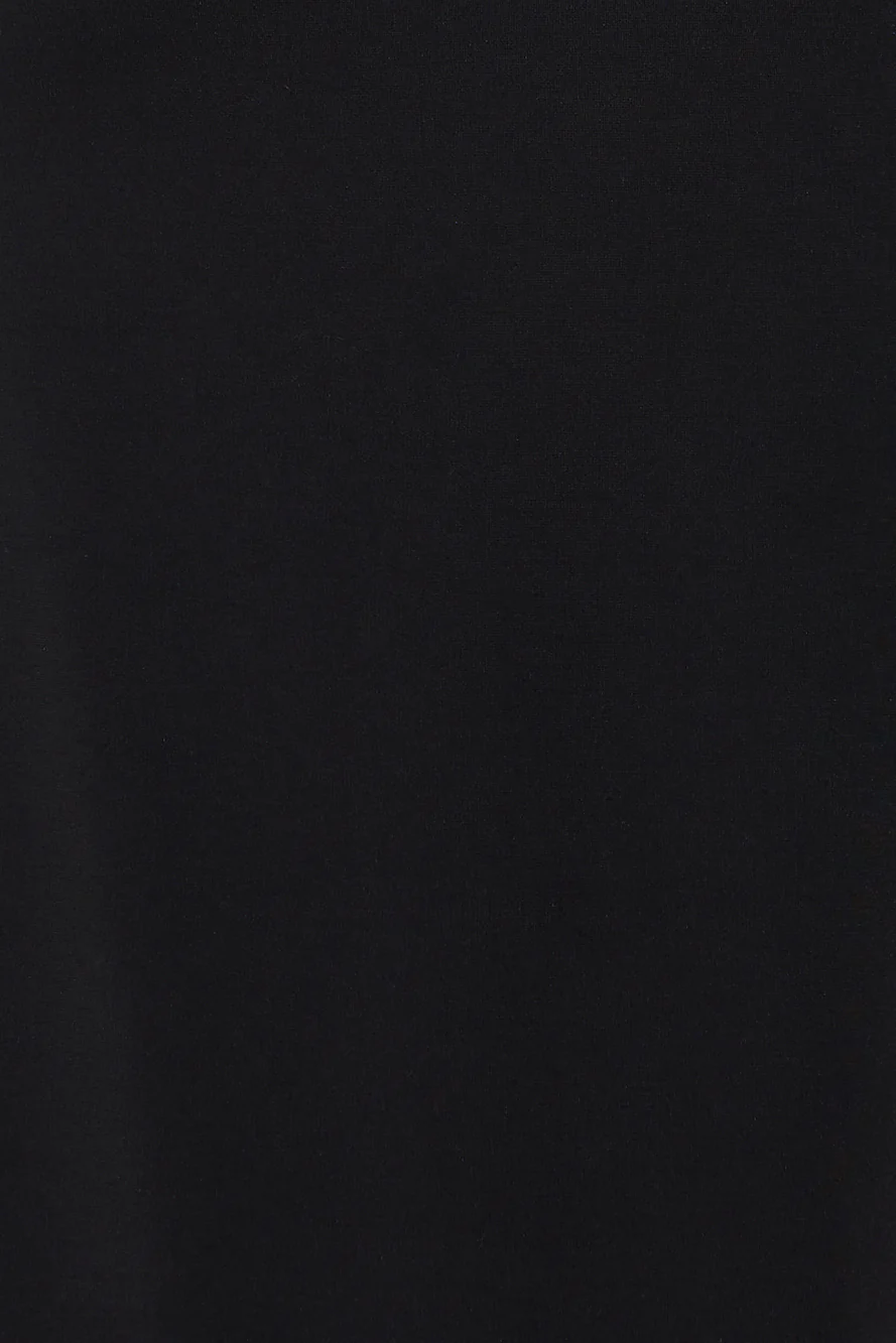 Ocean Beauty Halter Pearl Maxi Dress Black