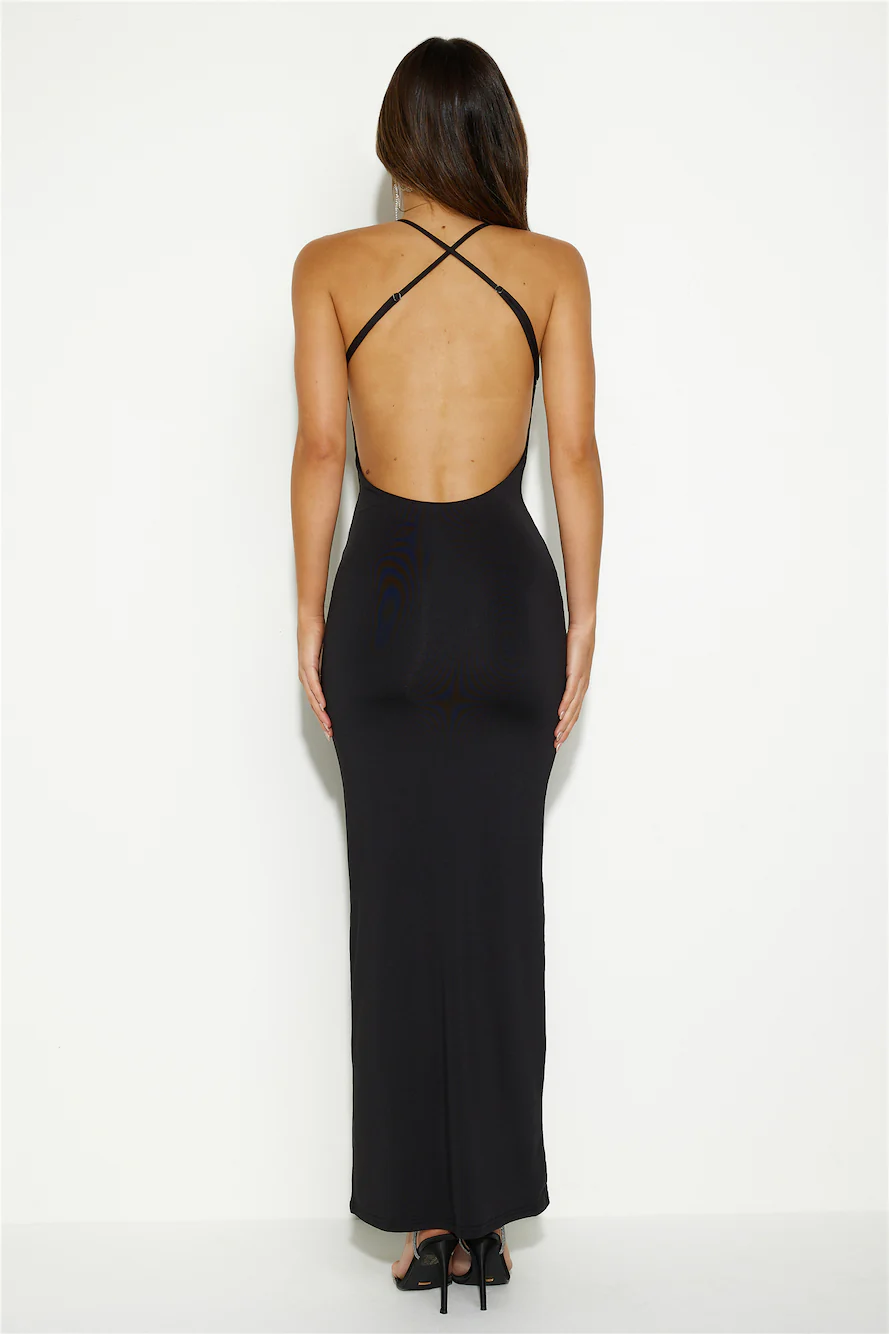 Out of the Ordinary Maxi Dress Black
